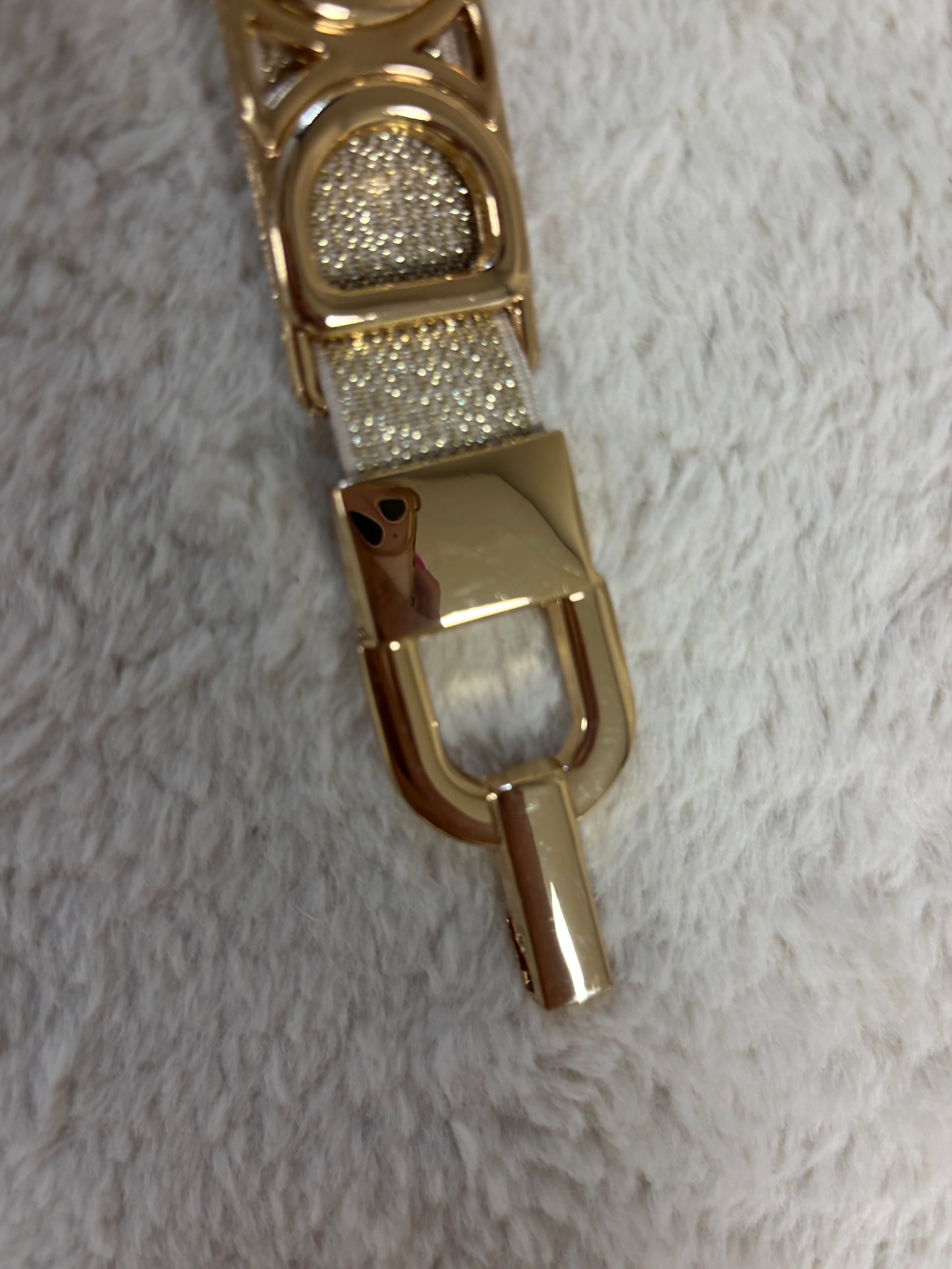 Stretch Riem Gold (smal)