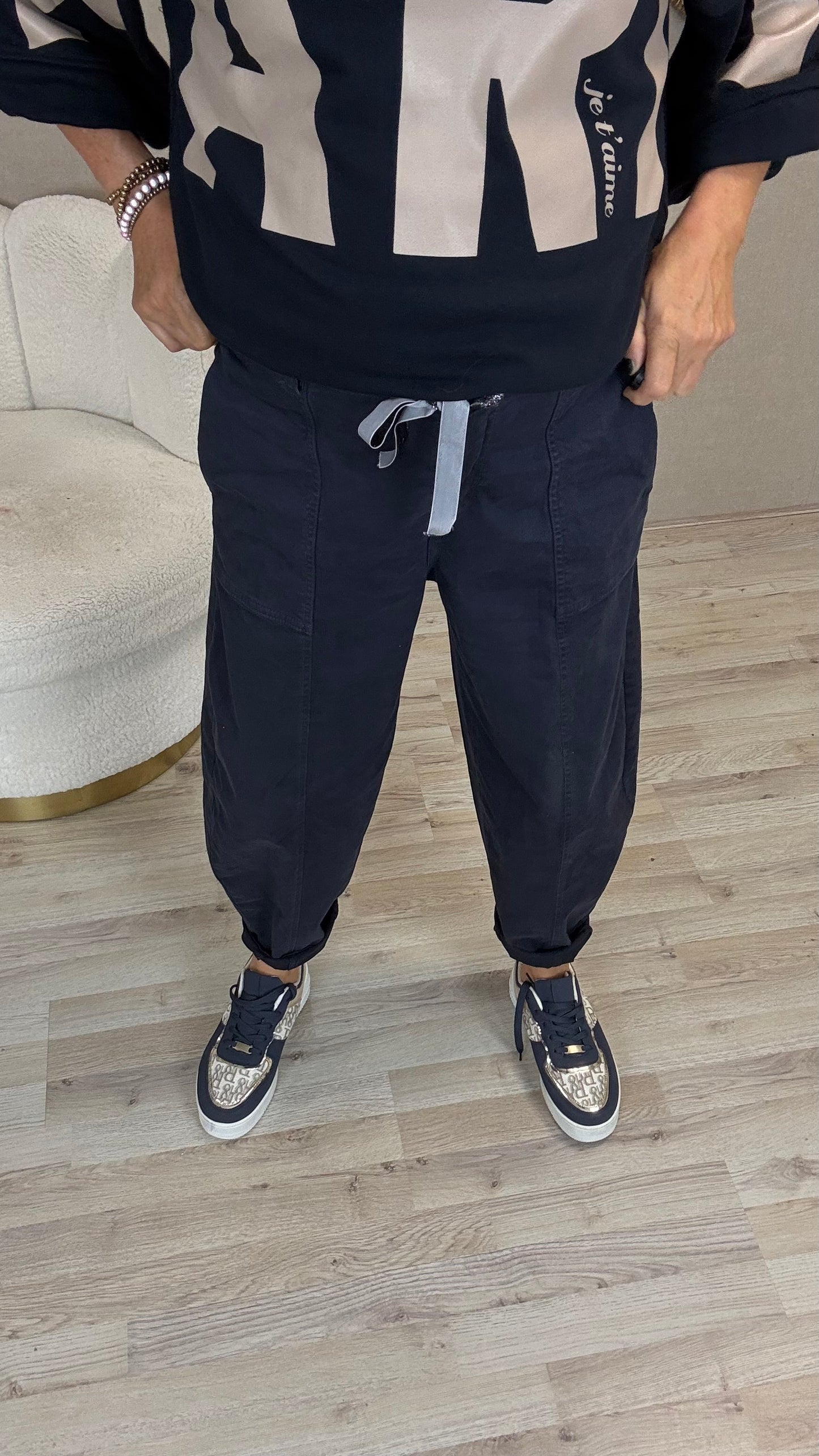 Barel Broek Rebel  Donkerblauw
