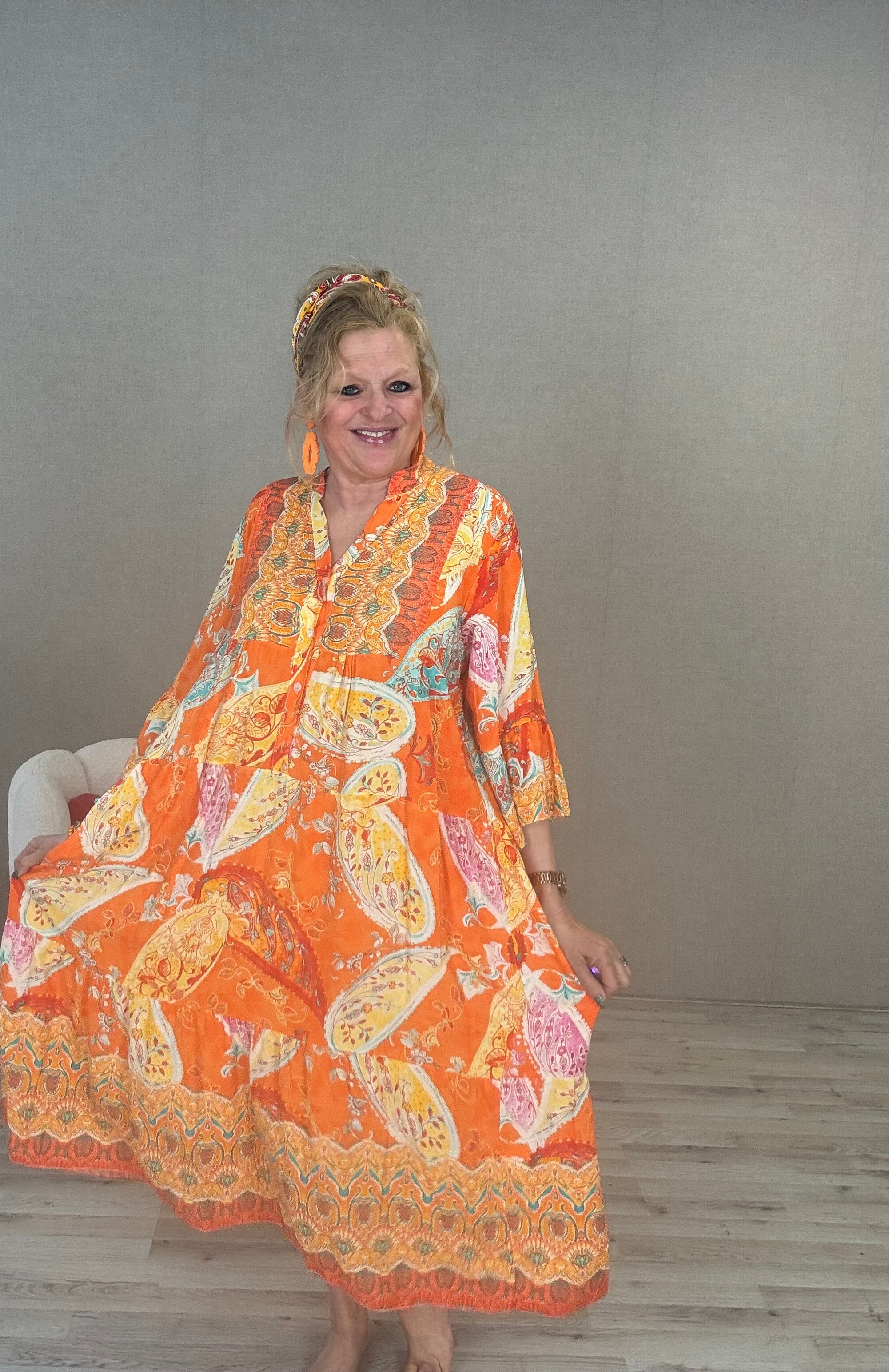 Jurk Julia Oranje