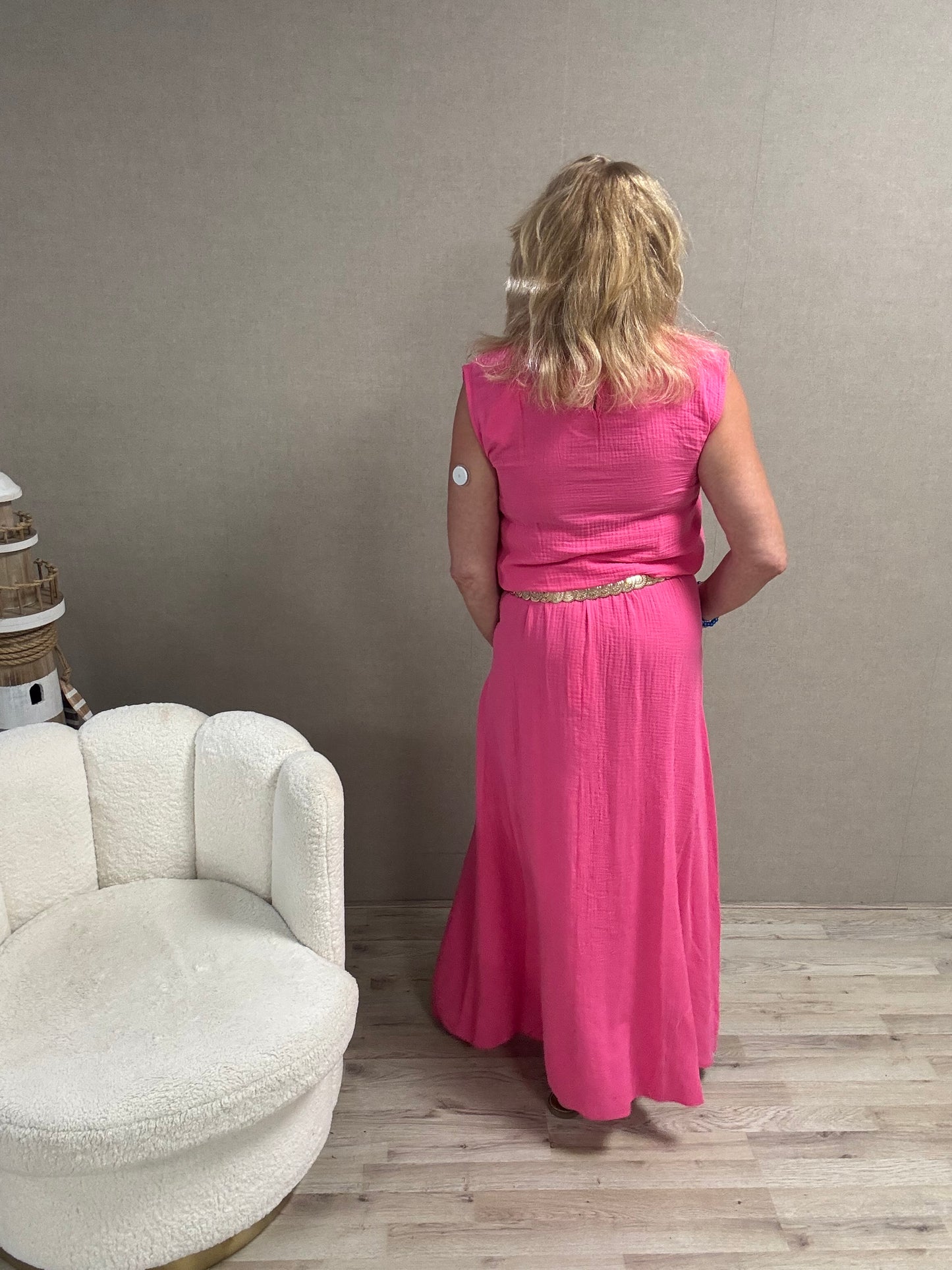 2-delige set Olivia Fuchsia