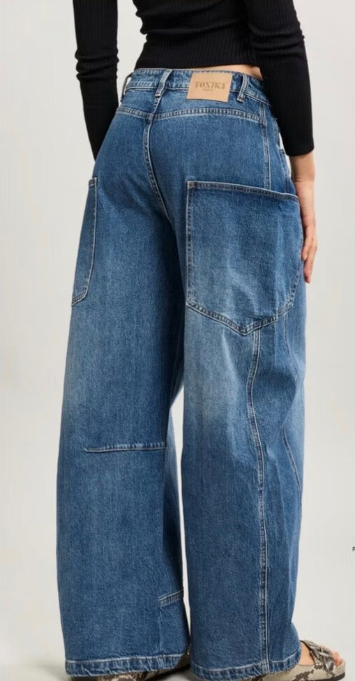 Toxik Barrel / Balloon Jeans Blue H2892