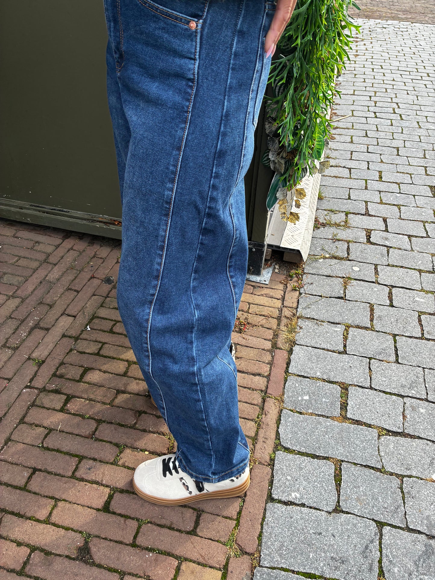 JWLY Ballon/Barrel Jeans Blauw