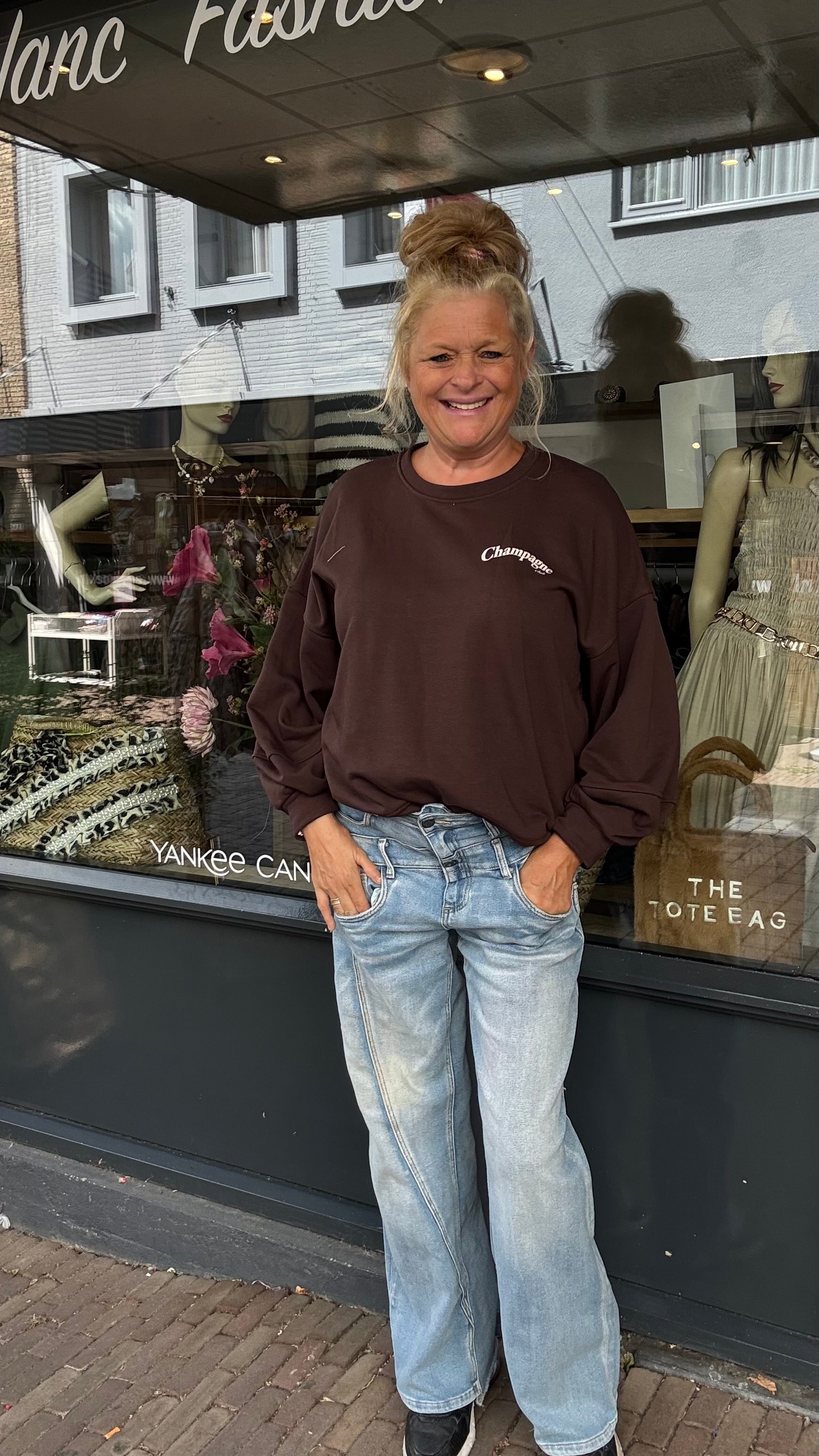 Mooij Sweater Champagne-Bruin