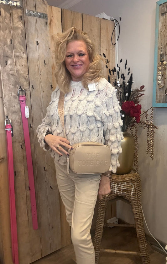 Norfy met aantrekkoordje Beige - Nancfashion