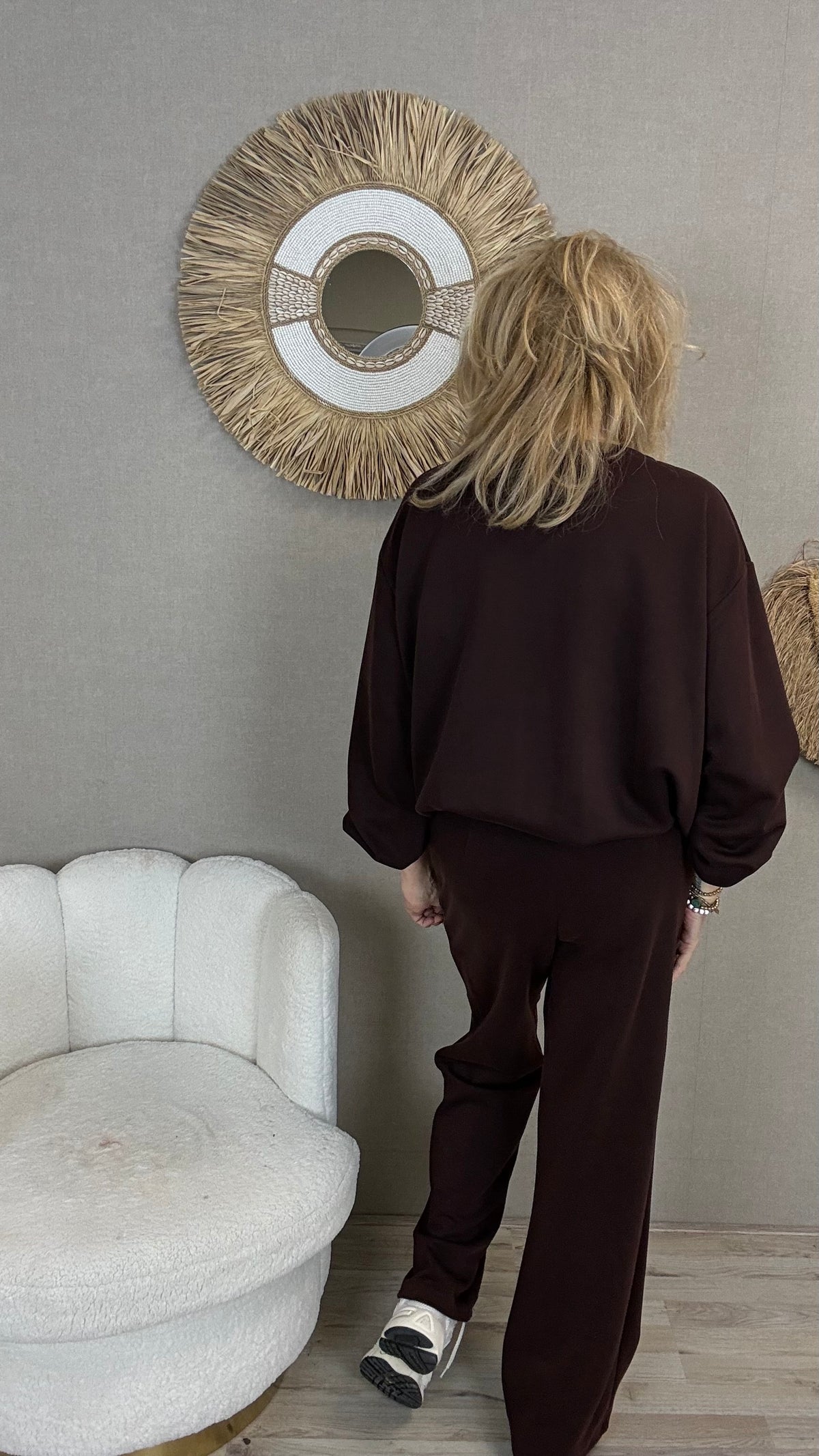 Superstretch Comfy Set Mooij-Bruin/Bordeaux