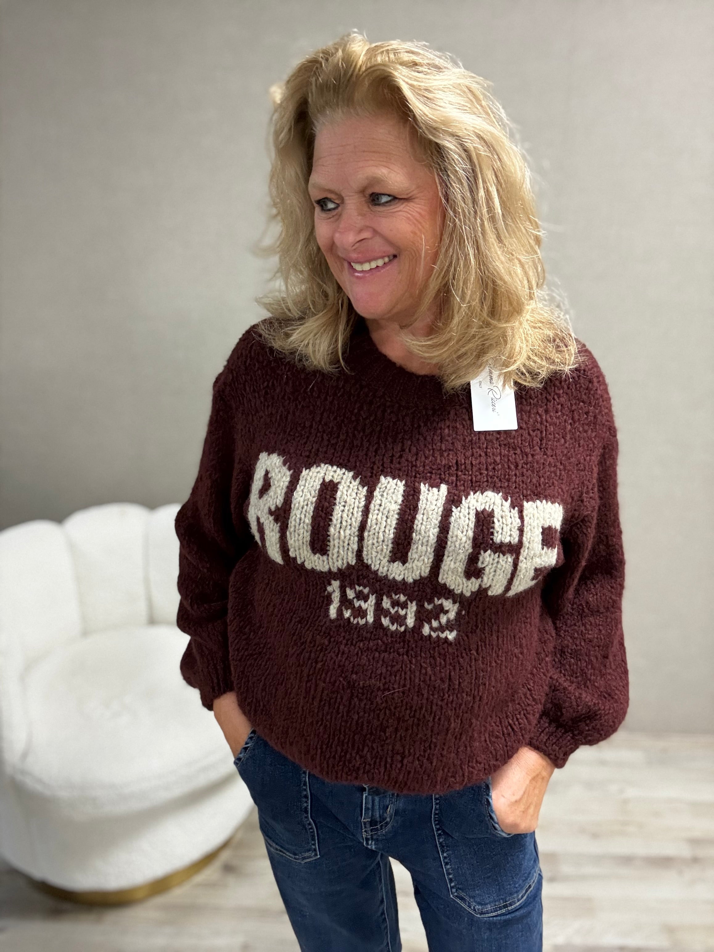 Trui Rouge Bordeaux