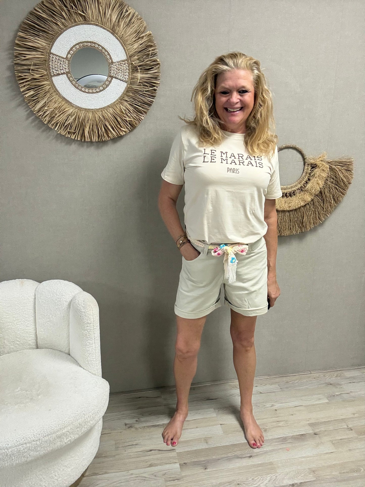 Short Zac en Zoé Beige