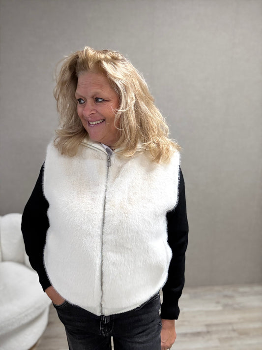 Bodywarmer Naomi Offwhite