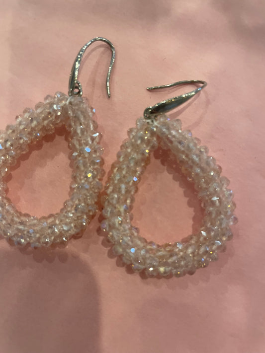 Earrings Nikkie zacht roze - Nancfashion