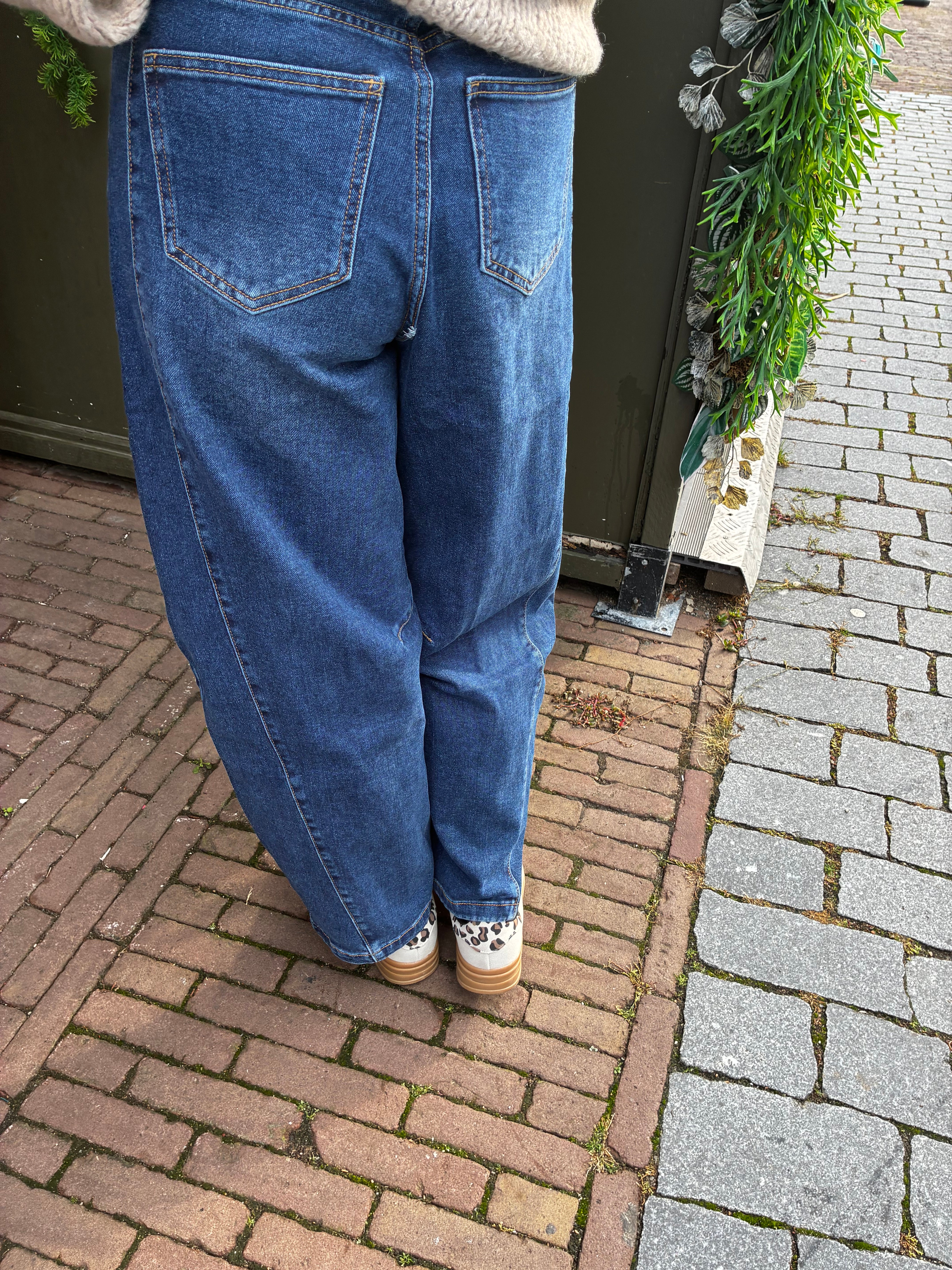 JWLY Ballon/Barrel Jeans Blauw