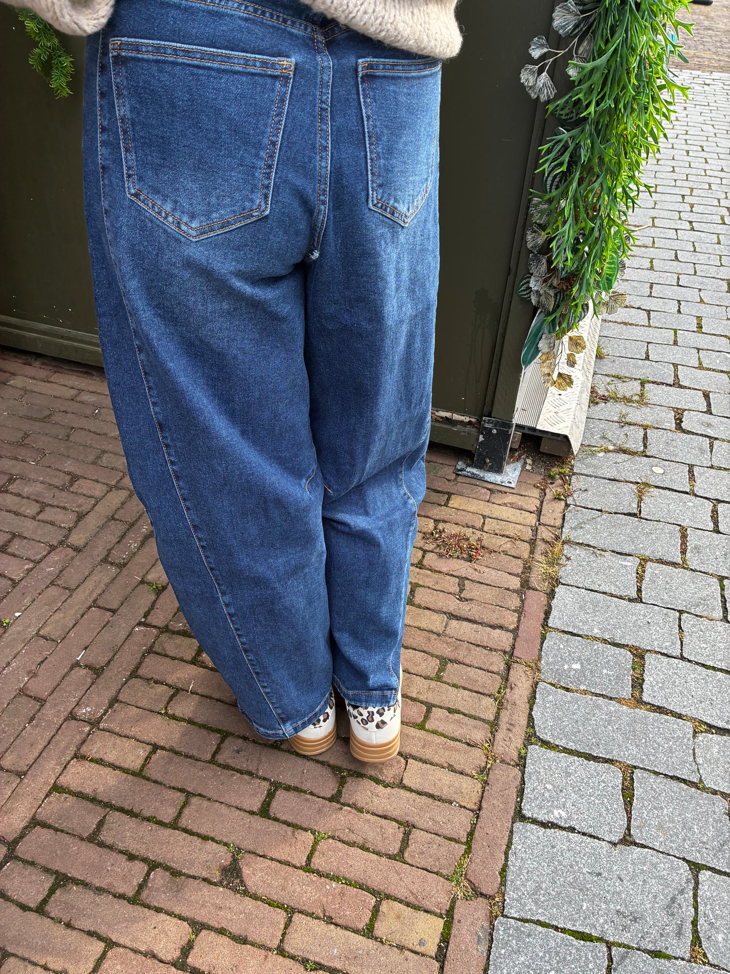 JWLY Ballon/Barrel Jeans Blauw