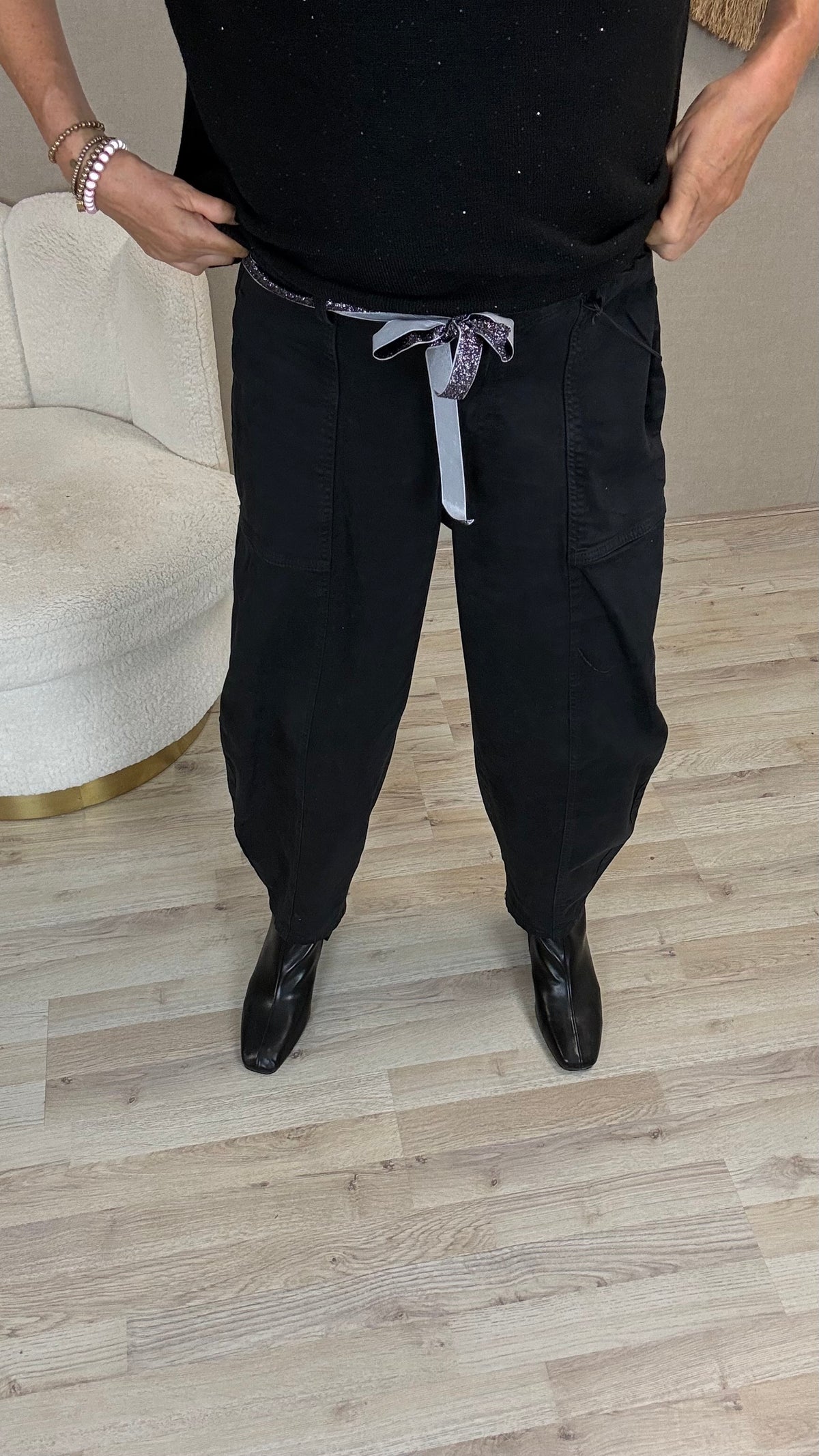 Barrel Broek  Rebel zwart