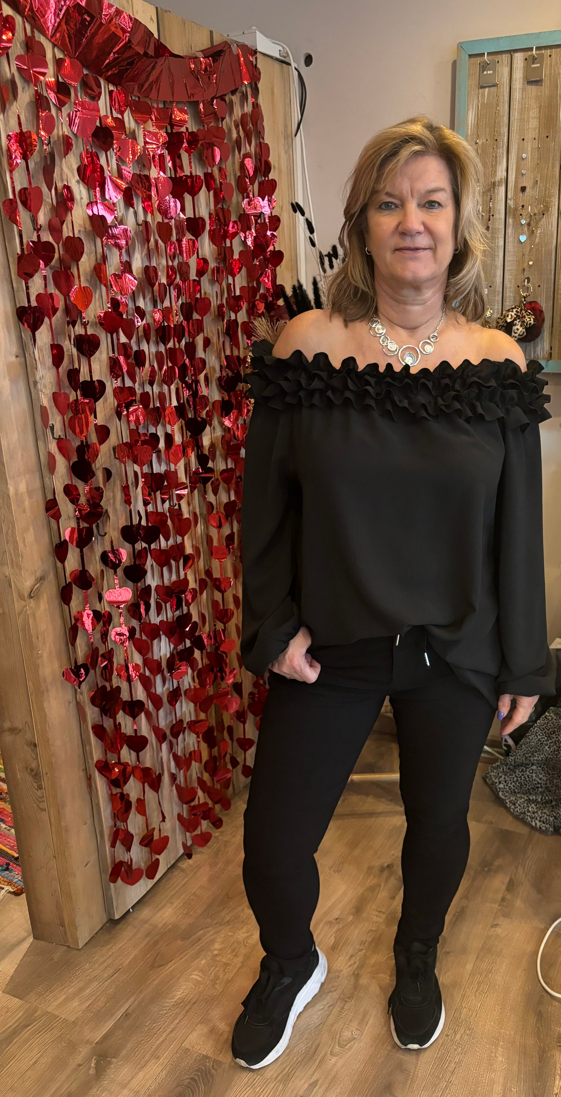 Broek Stretch zwart - Nancfashion