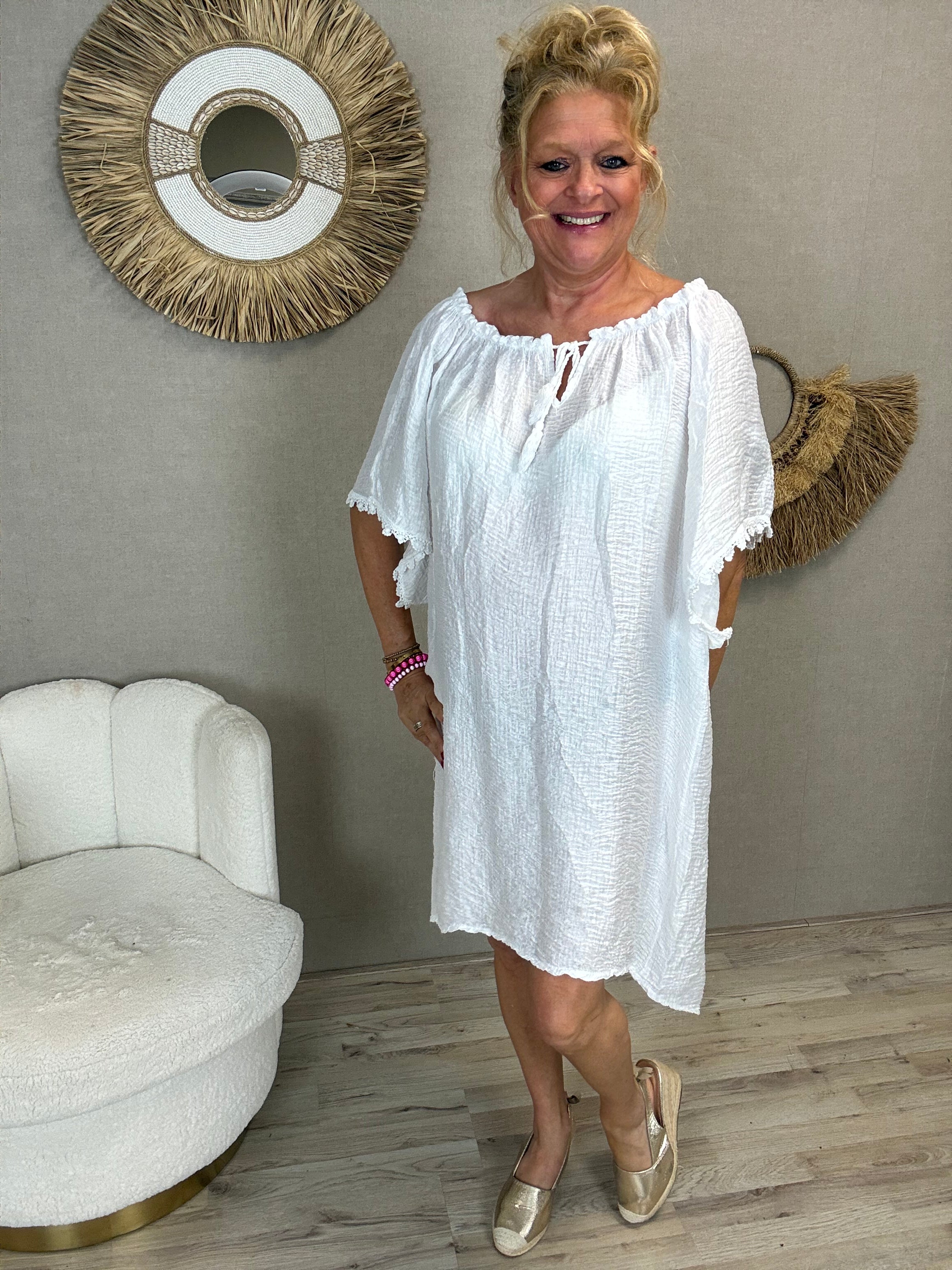 Tuniekjurk Jessy – Wit