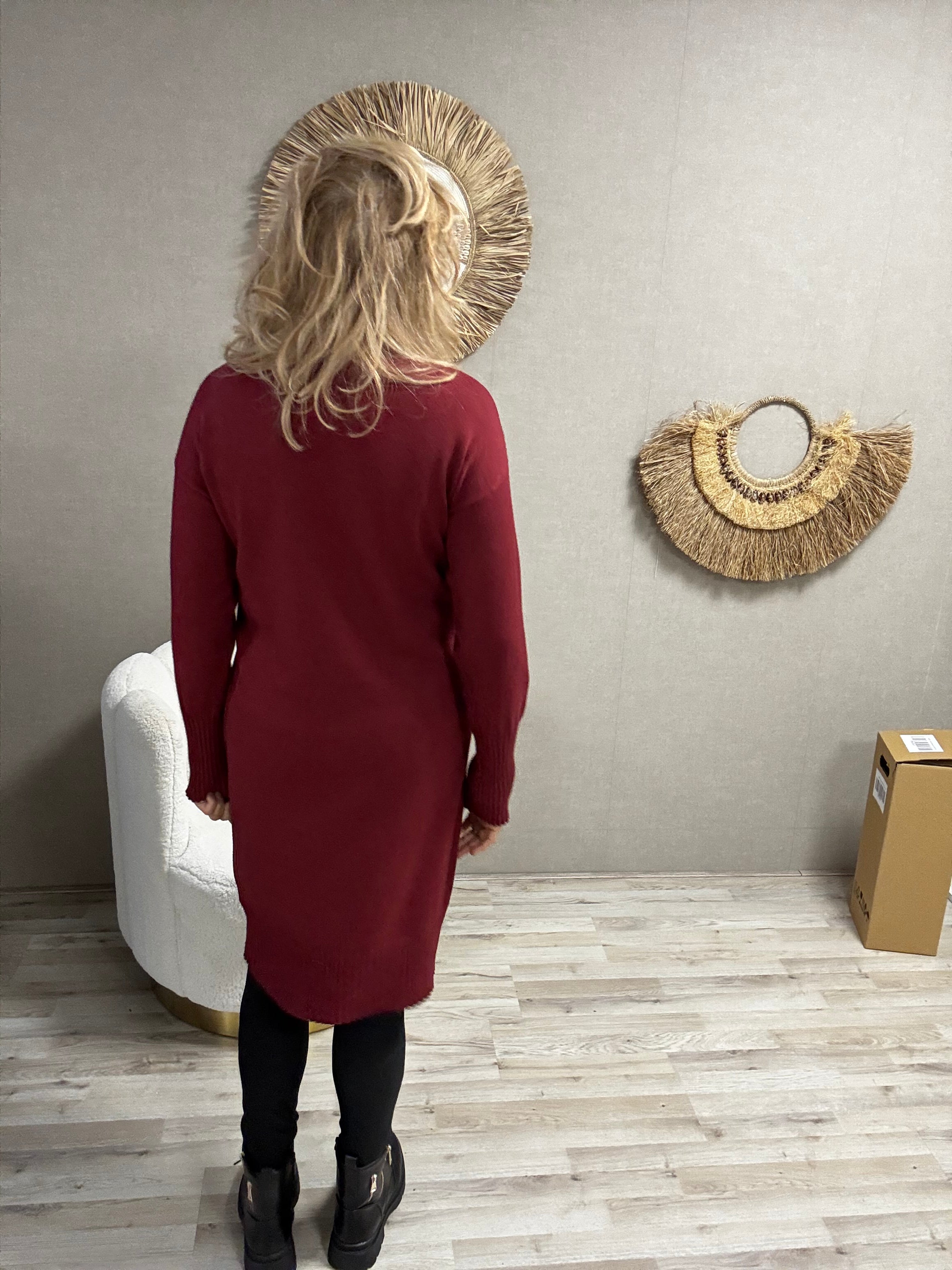 Trui/Jurk Guusje Bordeaux