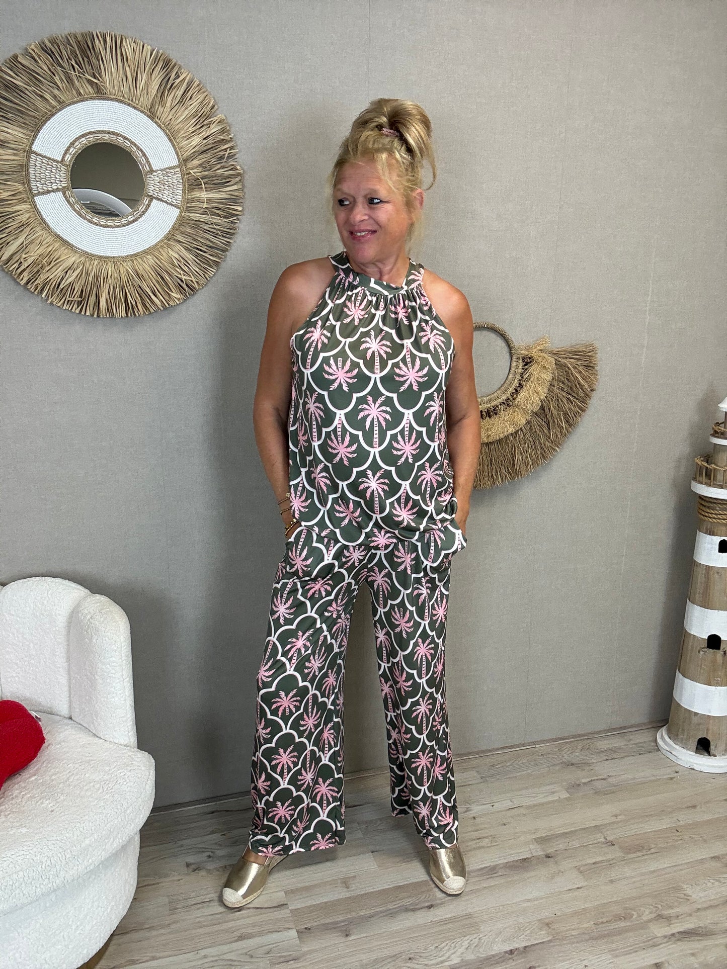 Tweedelig Pak Palm Breeze Groen