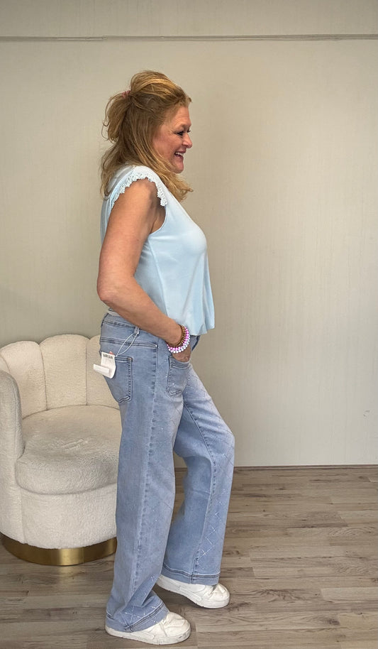 Top Anouk Aqua - Nancfashion