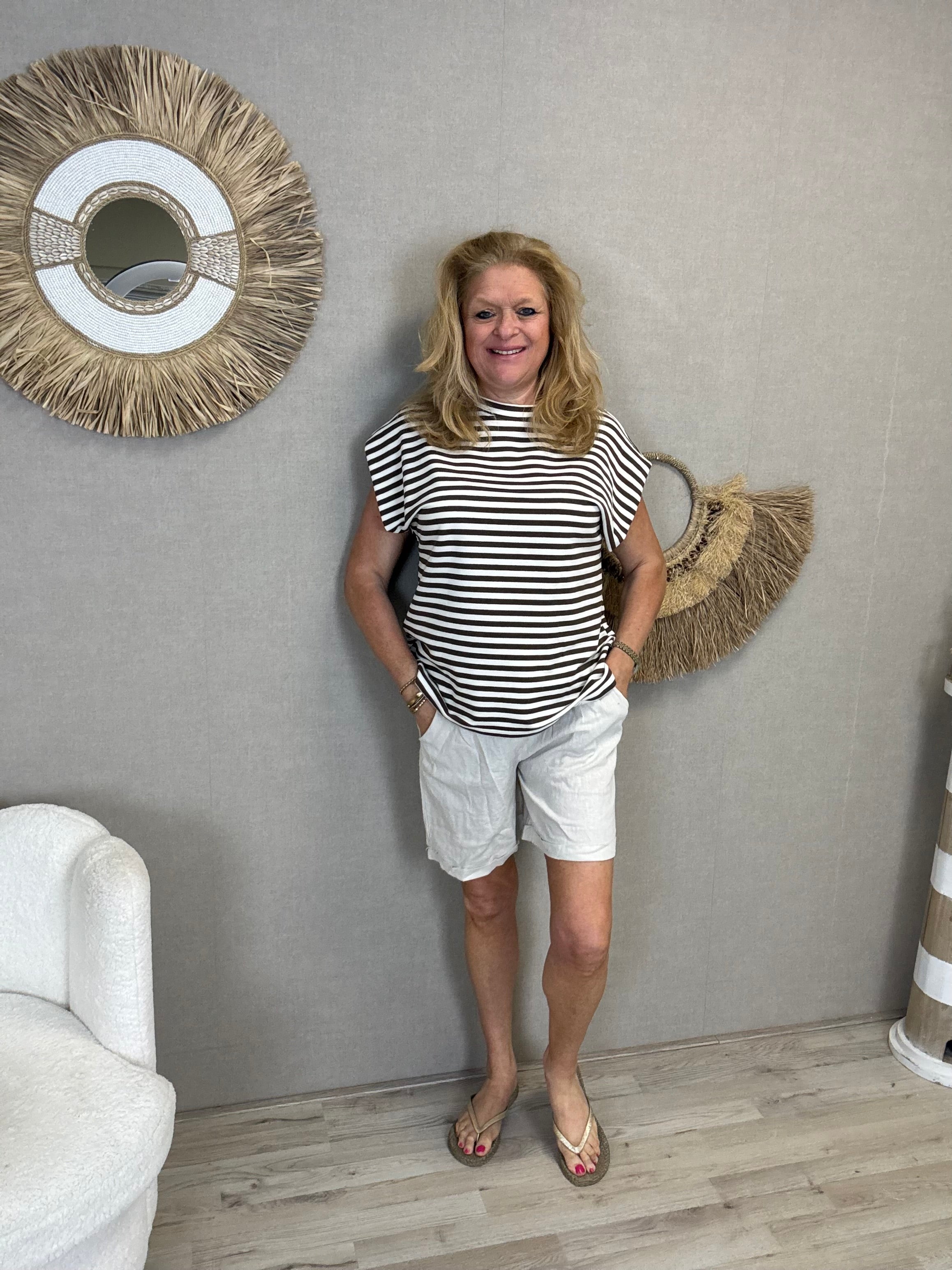 Stripes Shirt Mooij Bruin