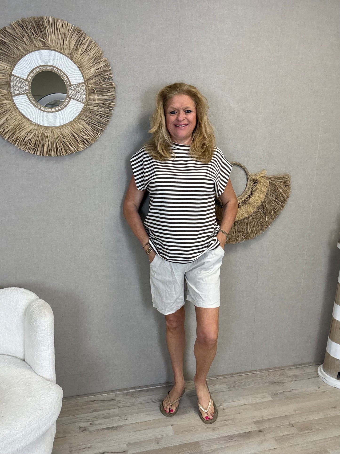 Stripes Shirt Mooij Bruin