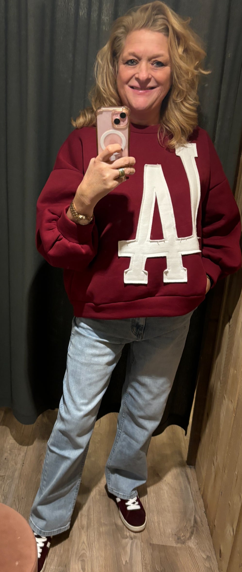 Sweater LA Bordeaux - Nancfashion