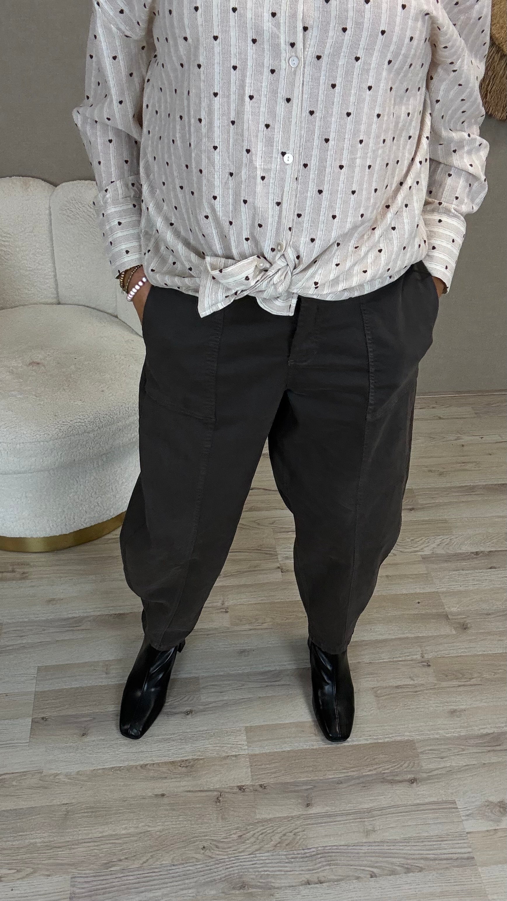 Barel Broek Rebel Donkerbruin