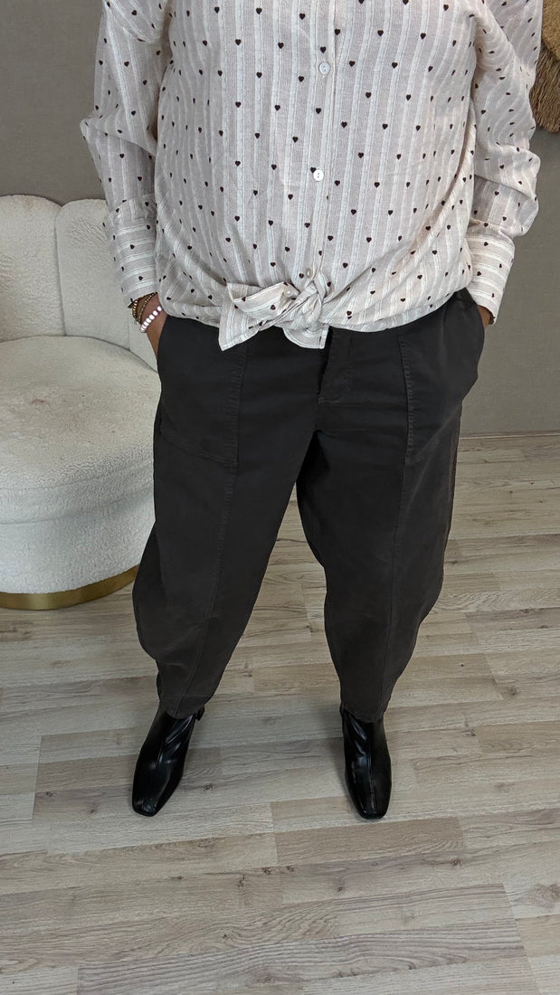 Barel Broek Rebel Donkerbruin