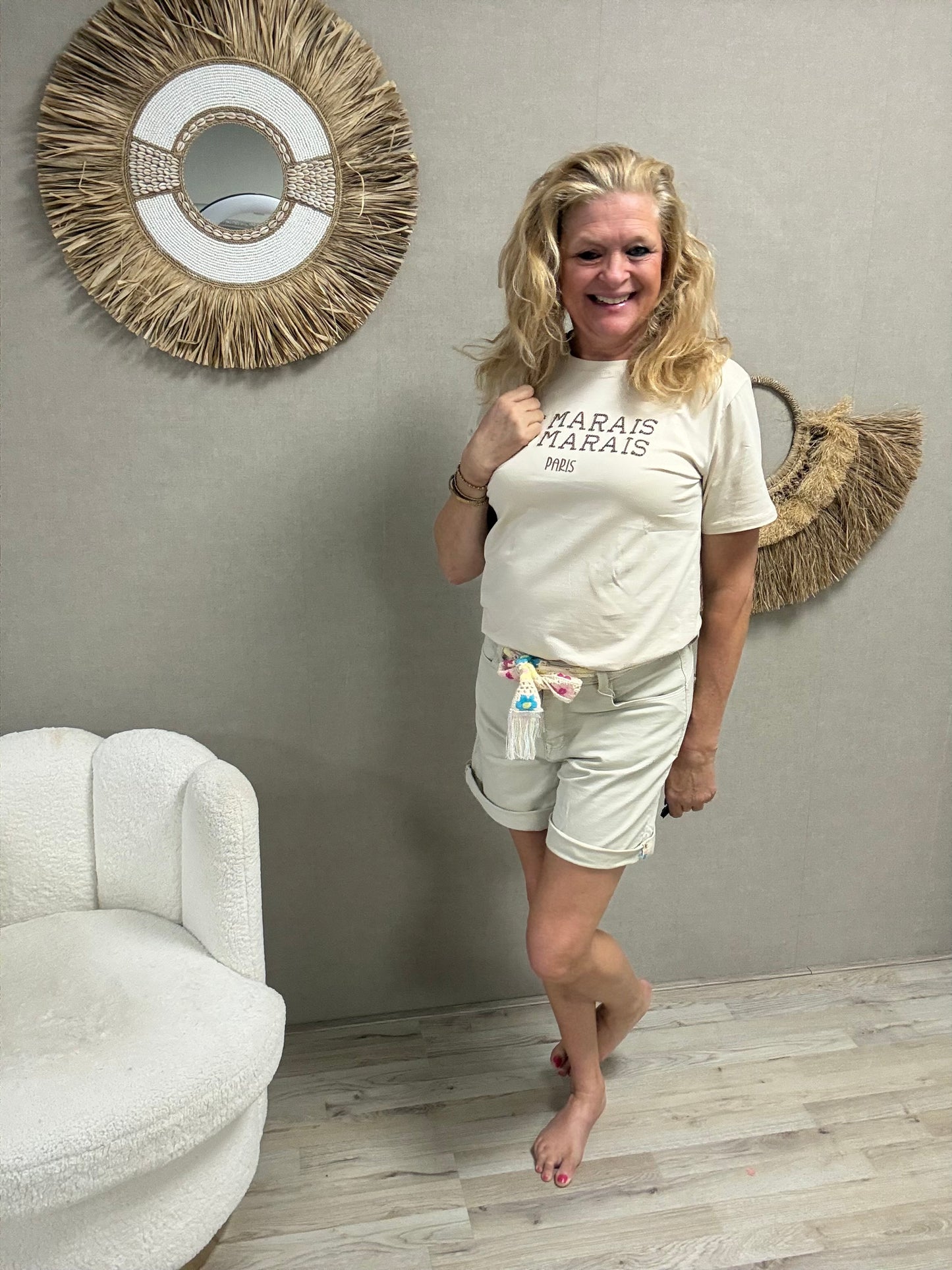 Short Zac en Zoé Beige