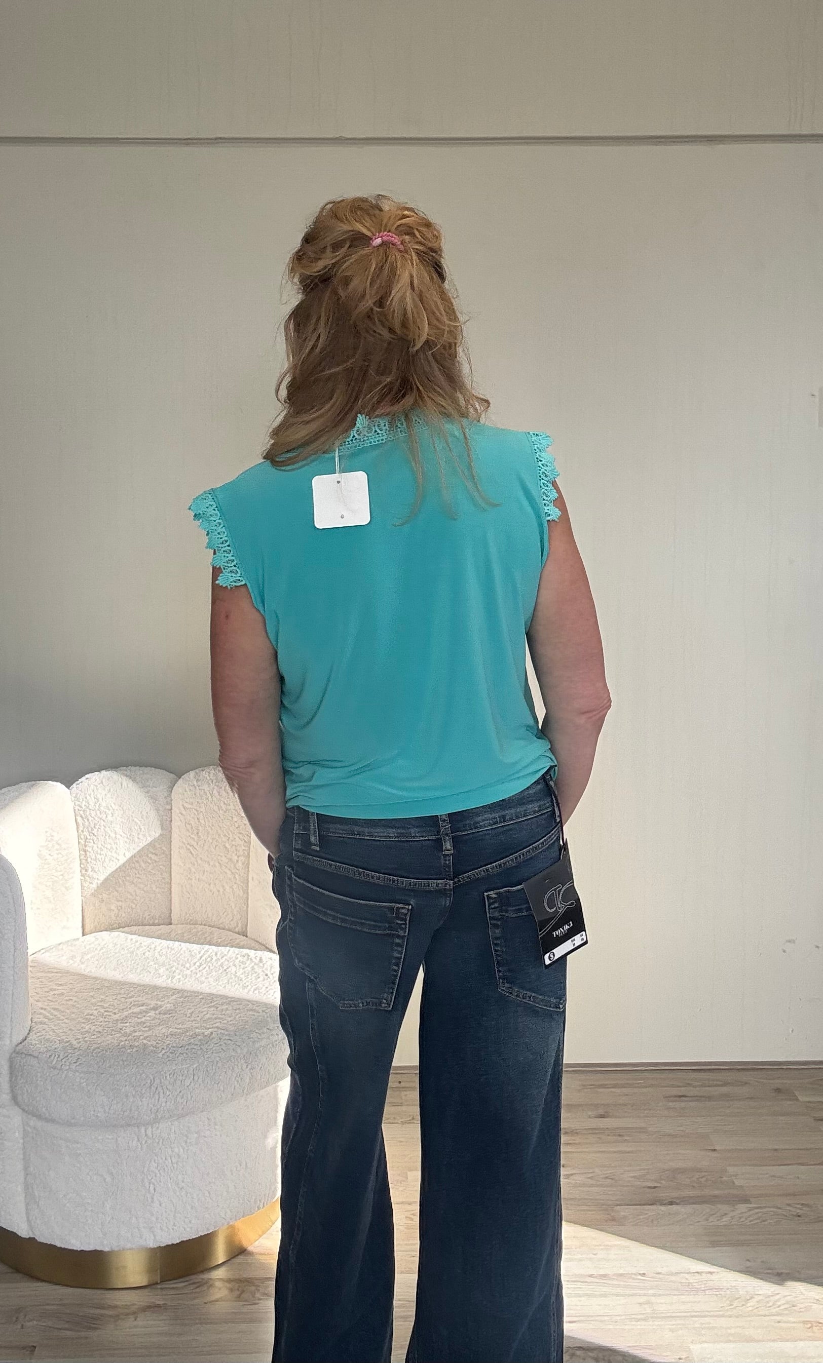Top Anouk Aqua - Nancfashion
