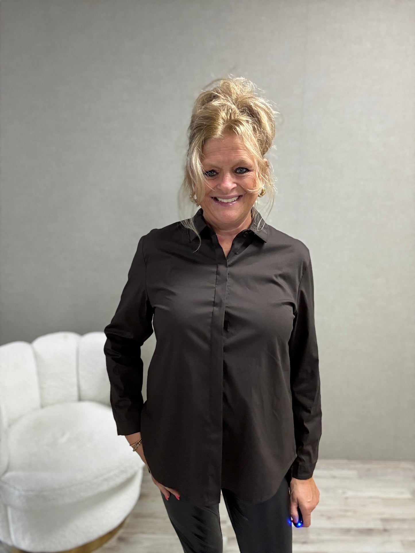 Blouse Gemma Donkerbruin
