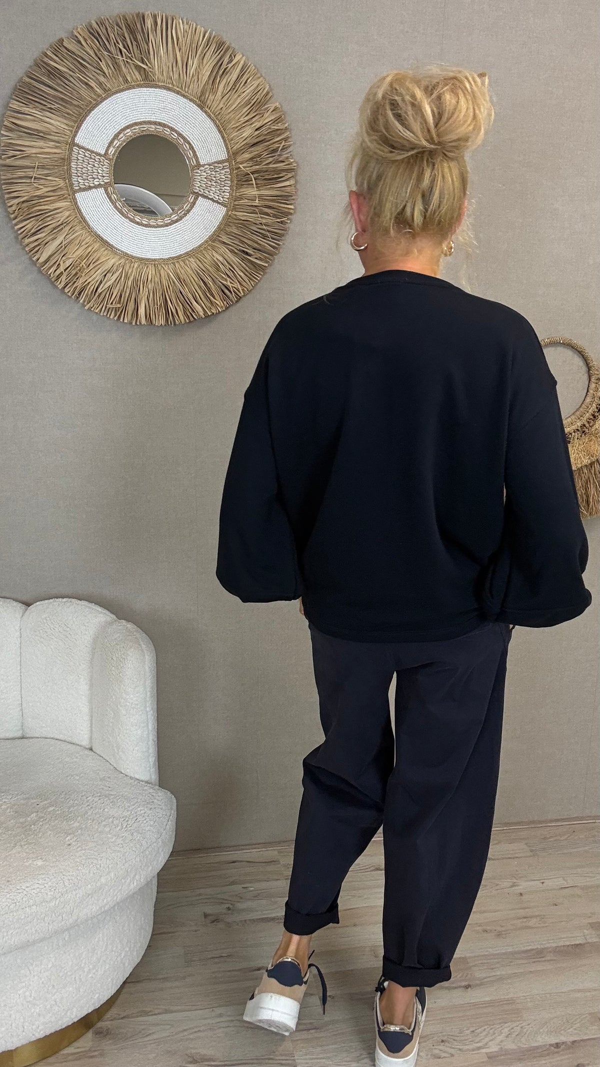 Sweater PARIS – Mooij Donkerblauw