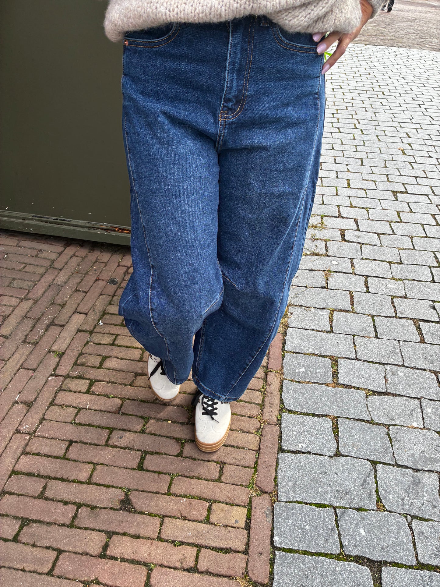 JWLY Ballon/Barrel Jeans Blauw