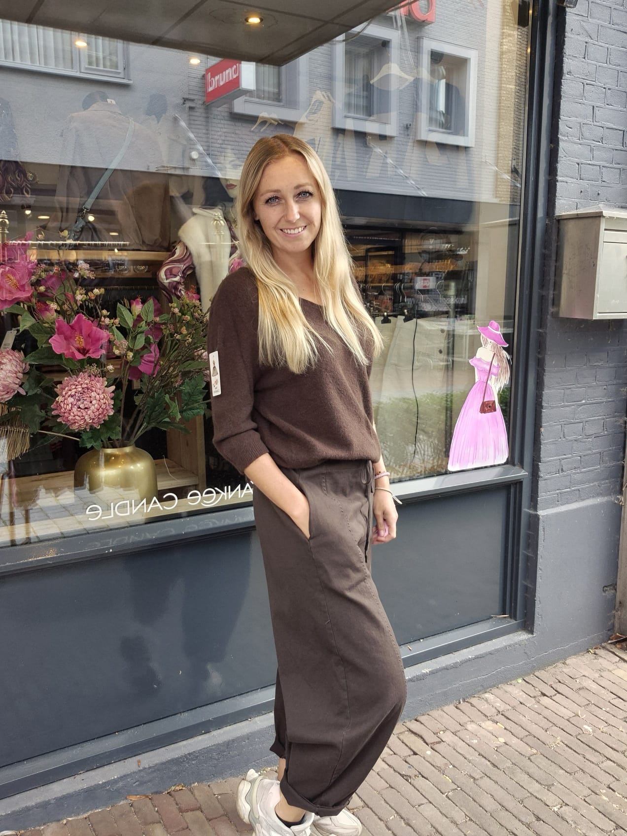 Barrelbroek Charlie Bruin