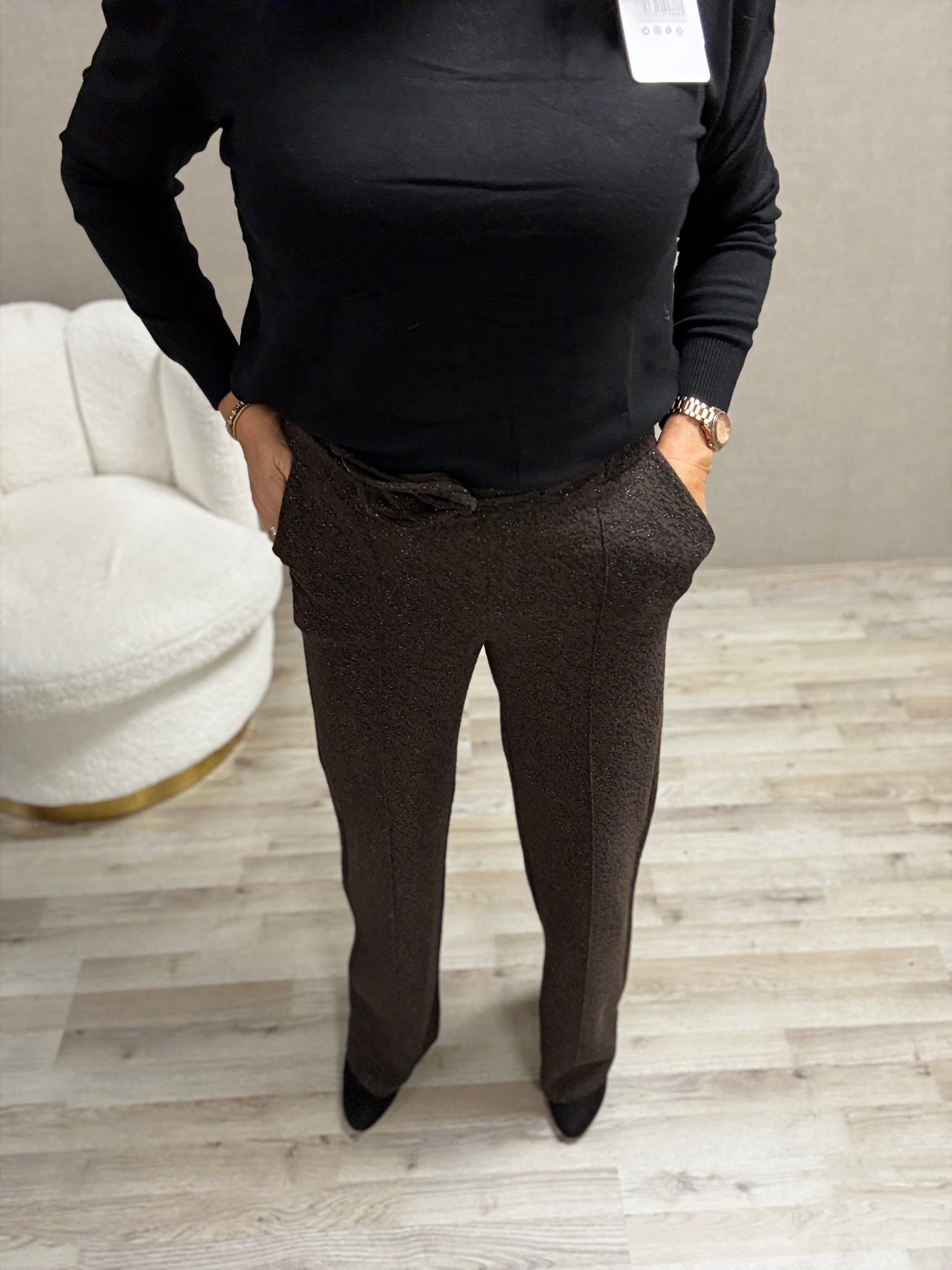 Pantalon Vera Jo Bruin