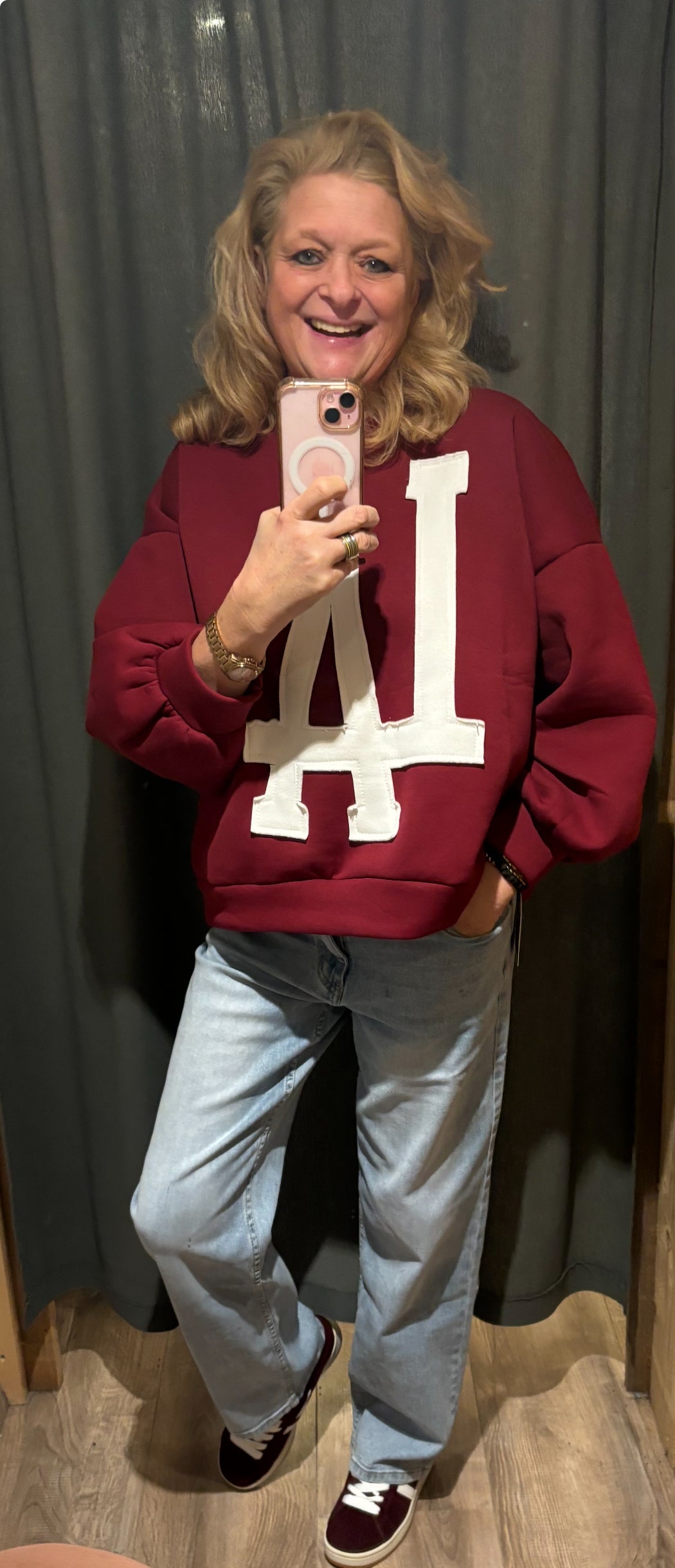 Sweater LA Bordeaux - Nancfashion