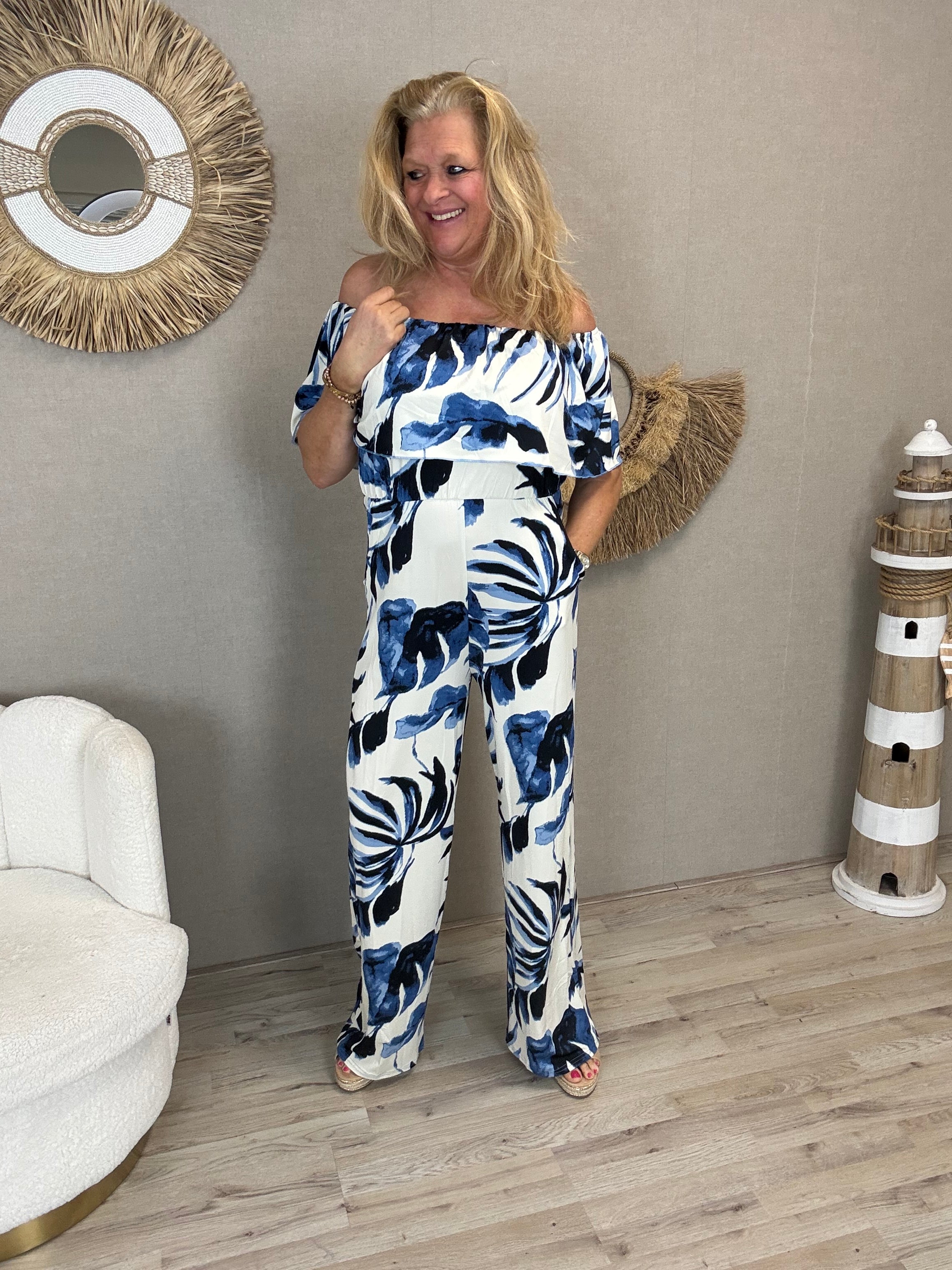 Jumpsuit By Swan Blauw - Nancfashion