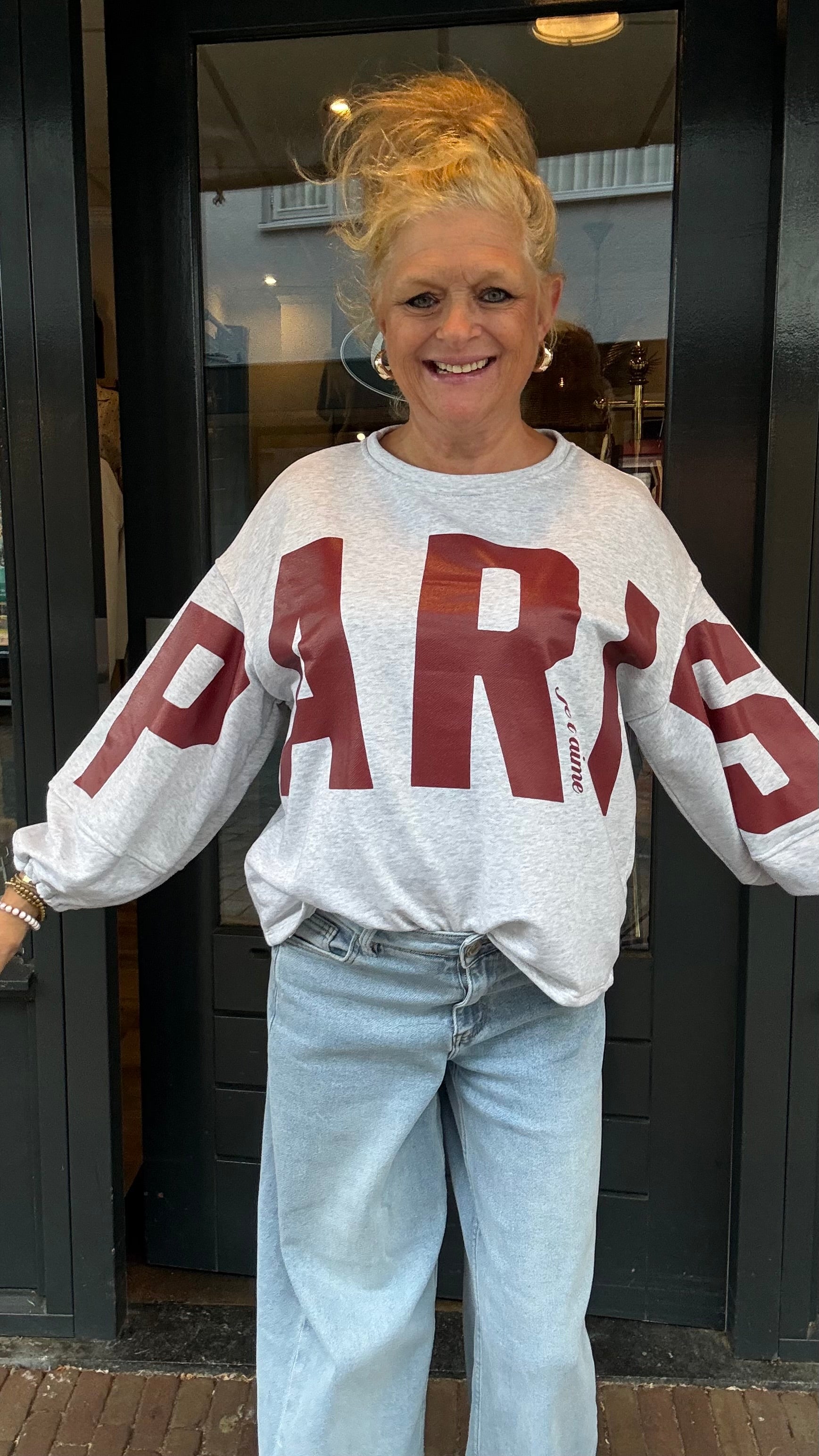 Sweater Paris-Mooij Grijs