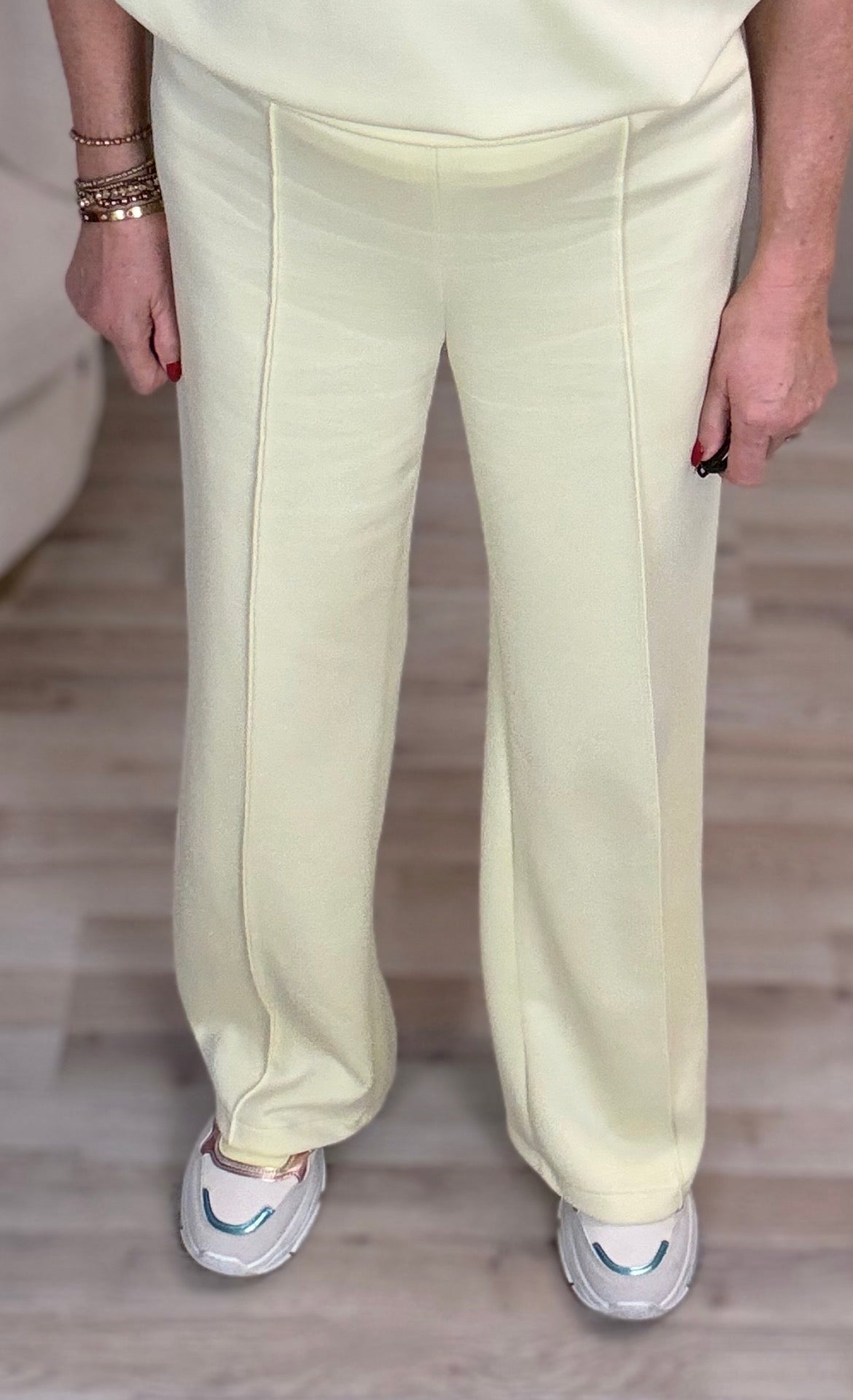 Wide Leg Mooij Yellow - Nancfashion