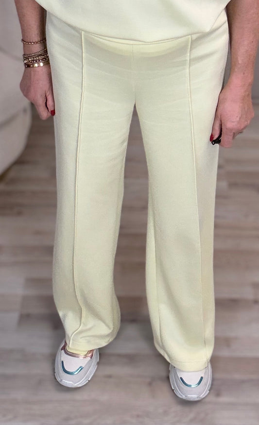 Wide Leg Mooij Yellow - Nancfashion