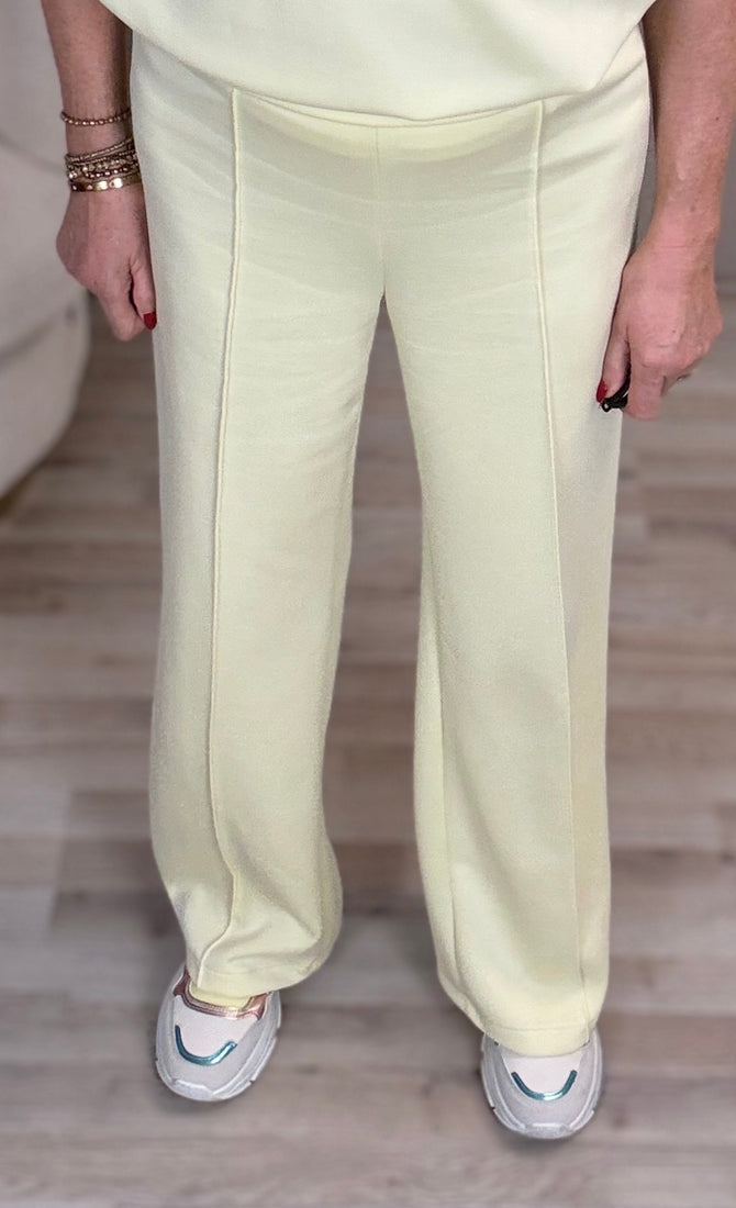 Wide Leg Mooij Yellow - Nancfashion