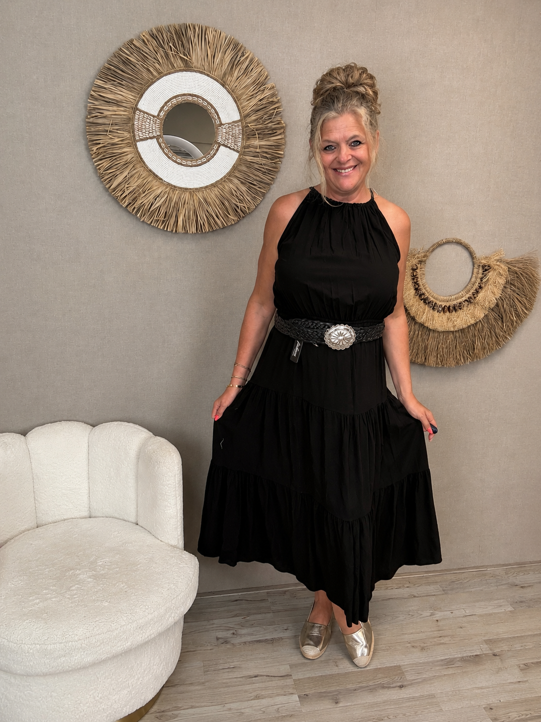2-Delige Set Luna Zwart