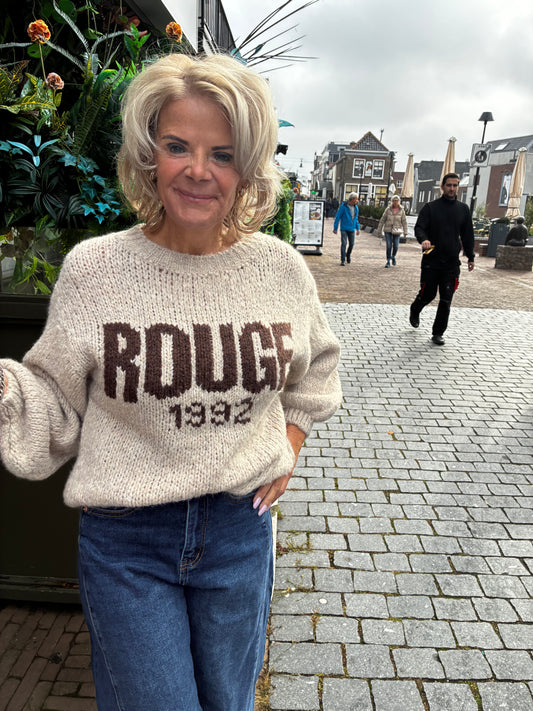 Trui Rouge Beige
