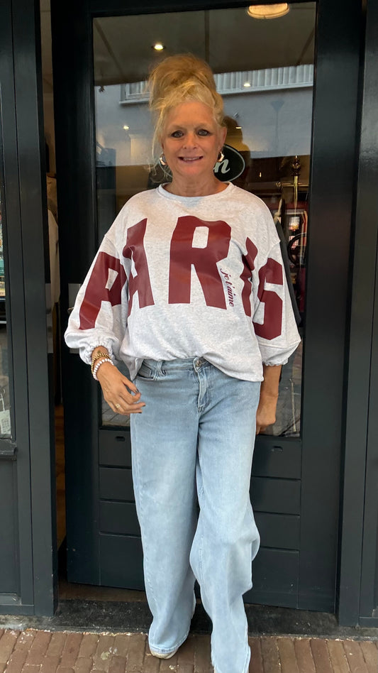 Sweater Paris-Mooij Grijs