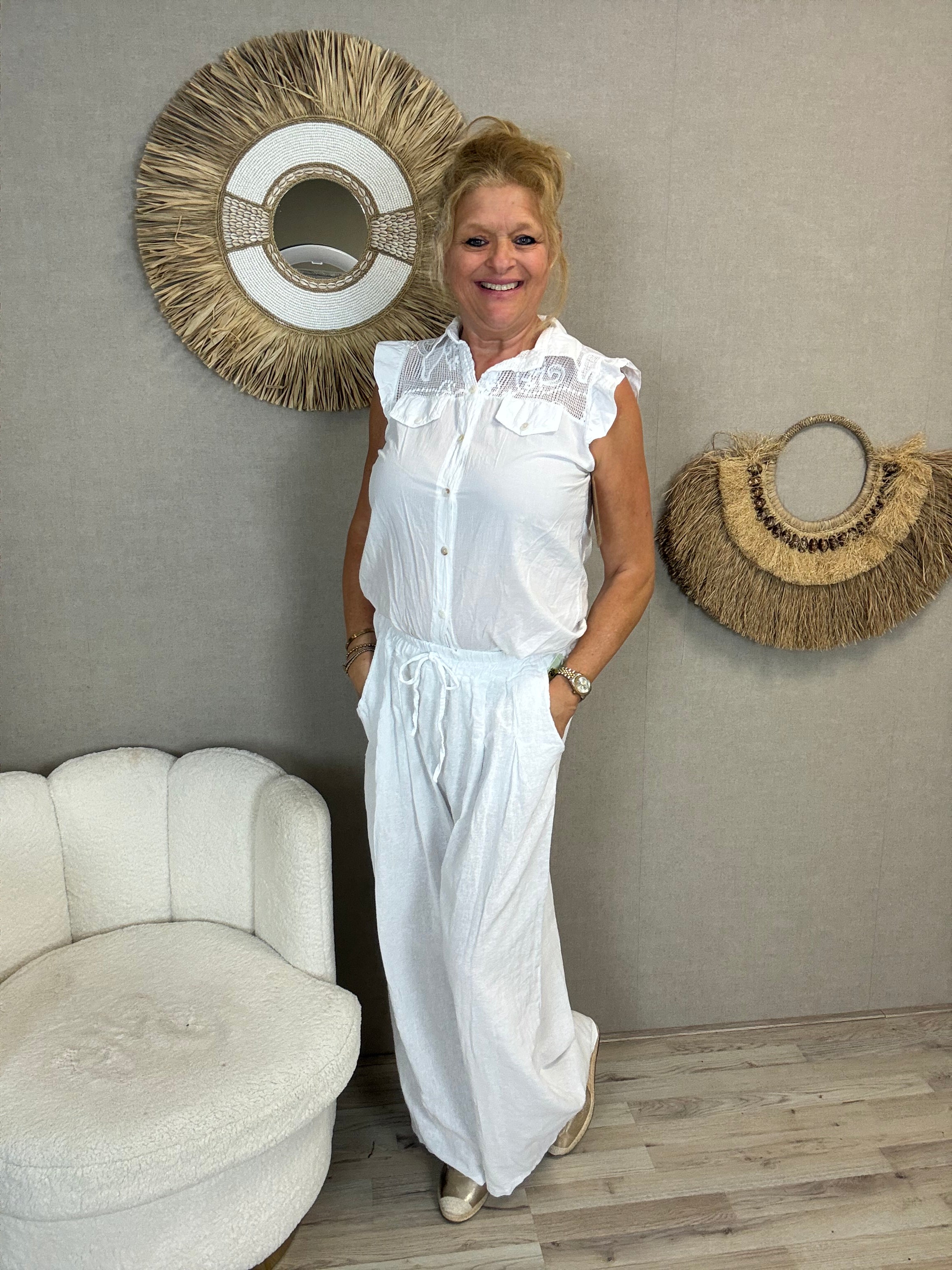 Blouse Amélie Wit