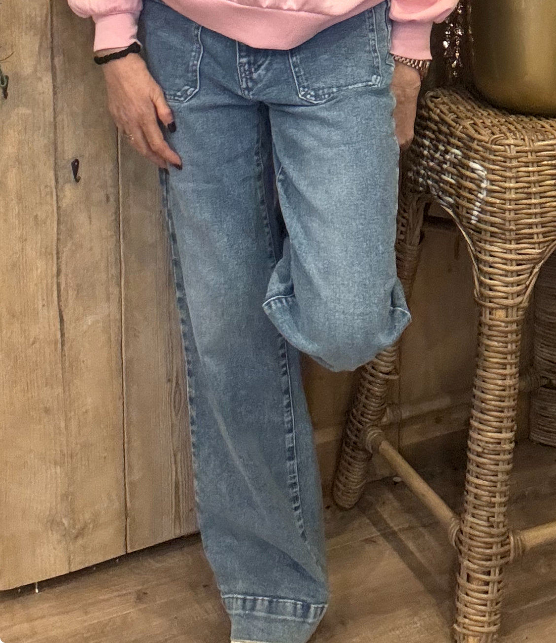 Wide leg jeans van Gemma Ricceri