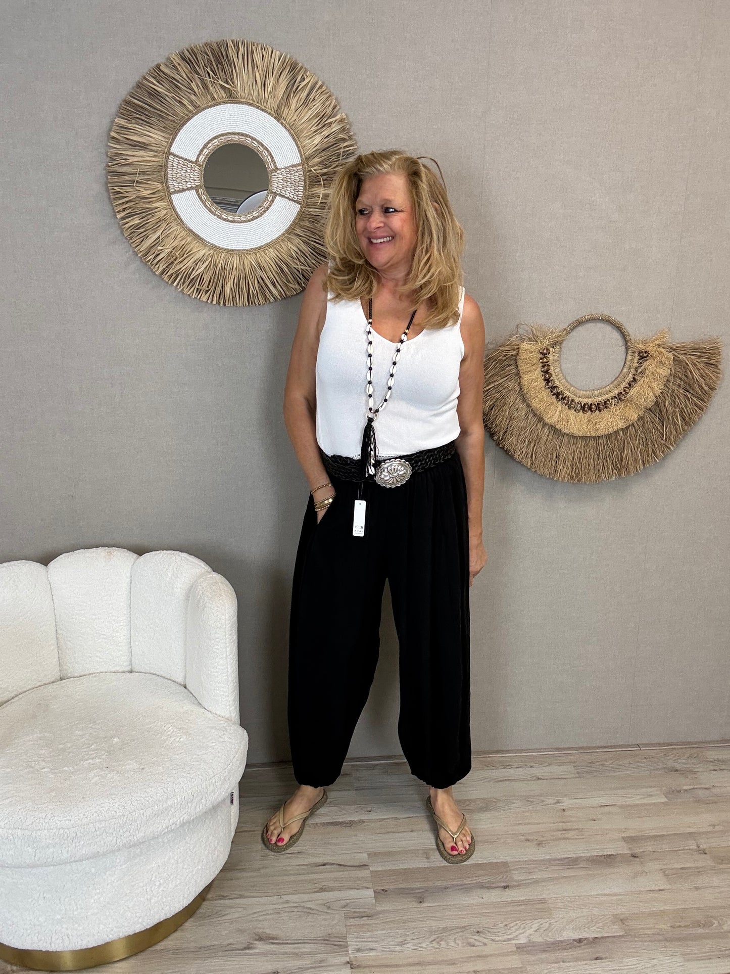 Harem broek Zwart - Nancfashion