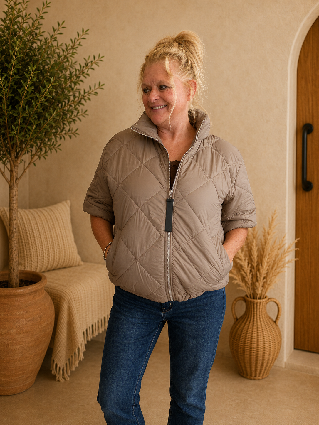 Bodywarmer Mila Taupe