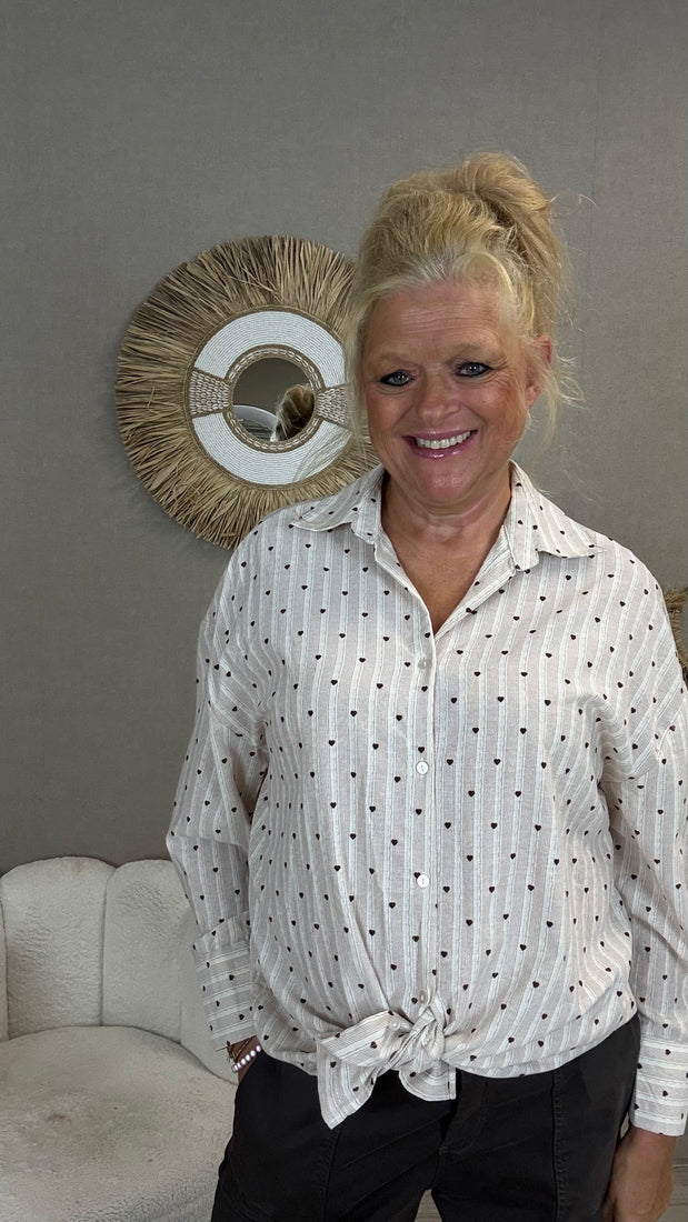 Katoenen Blouse Belle 🤎