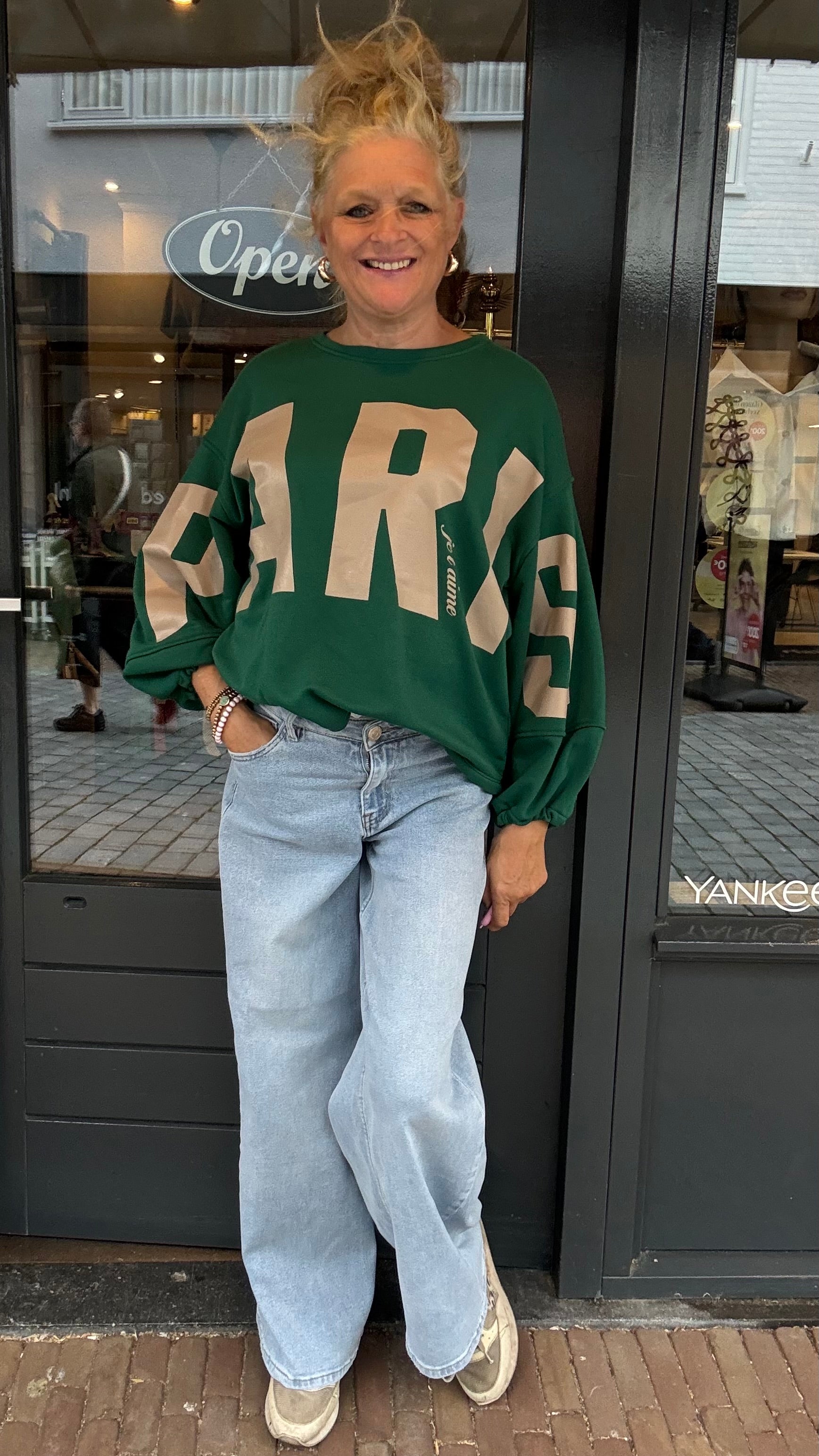 Sweater Paris-Mooij Groen