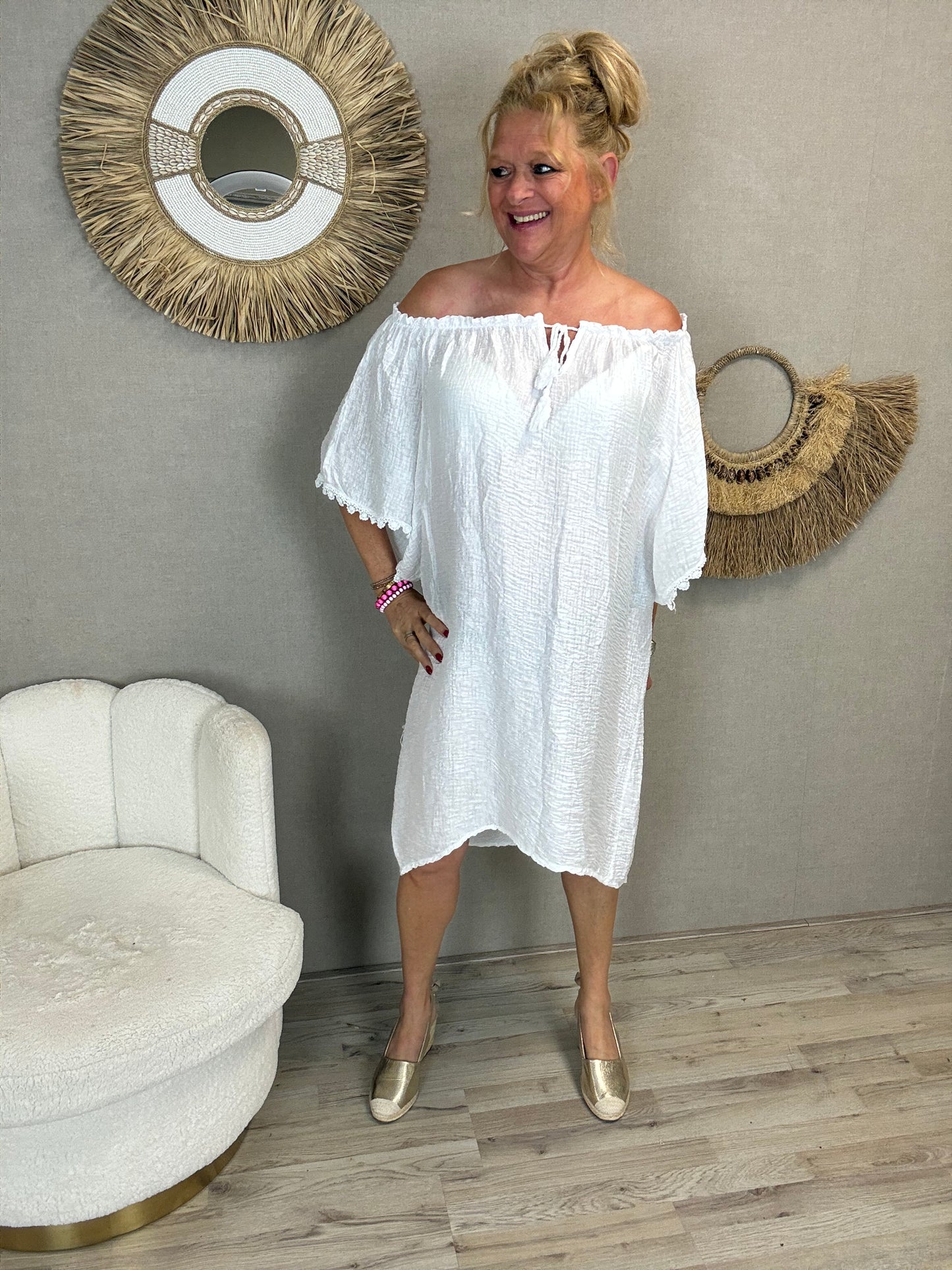 Tuniekjurk Jessy – Wit