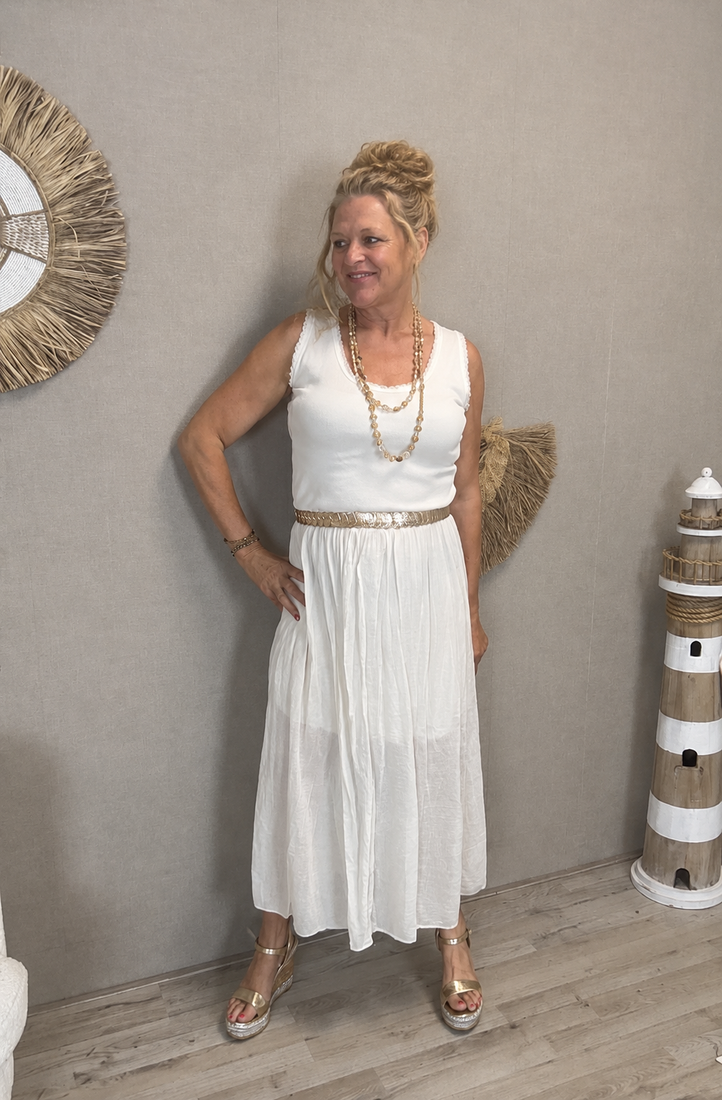 Dreamy Summer Dress Beige
